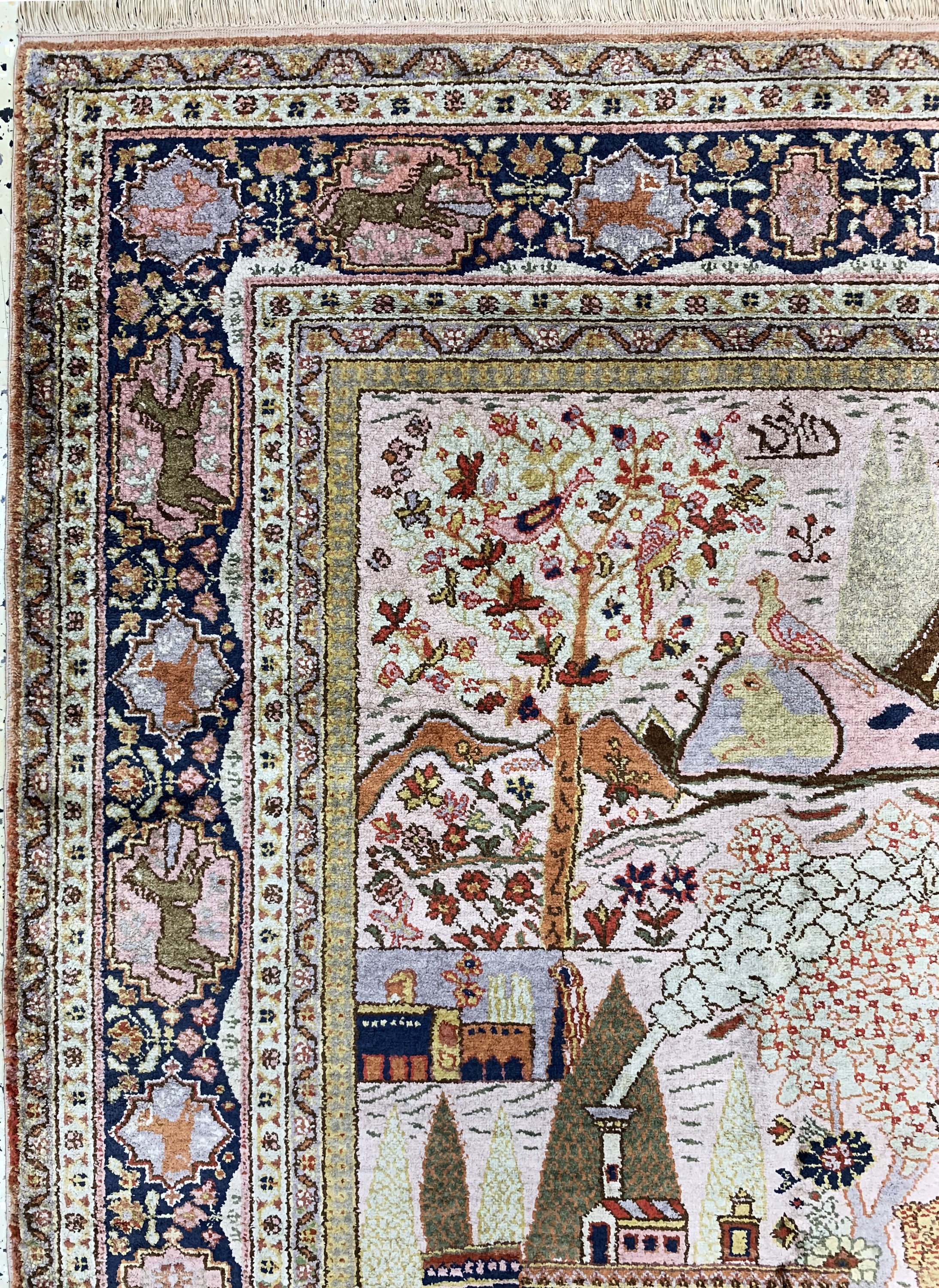 Detail b: Kayseri, Türkei, um 1940, merzerisierte Baumwolle, ca. 218 x 132 cm, EHZ: 2