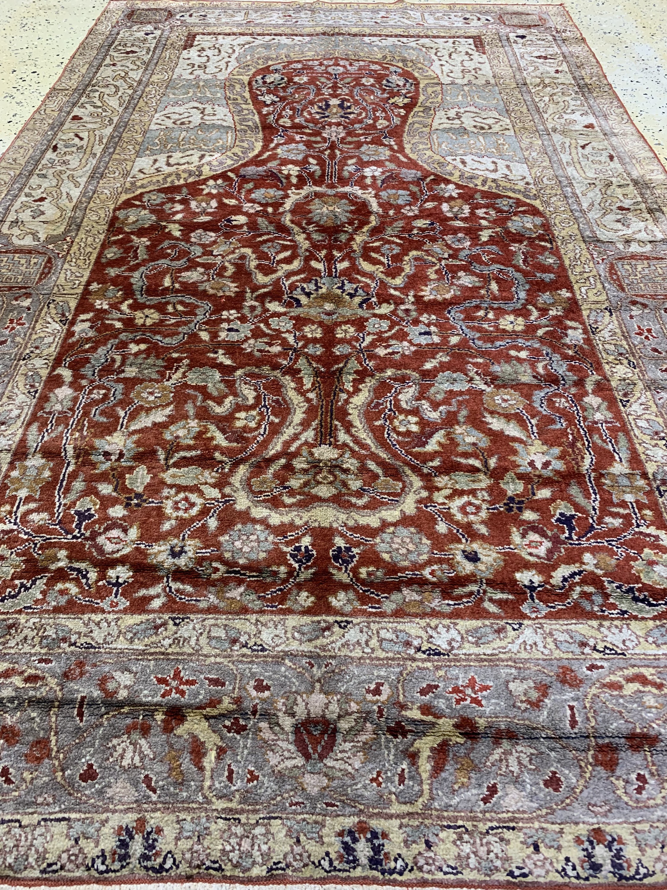 Detail d: Kayseri, Türkei, um 1940, merzerisierte Baumwolle, ca. 206 x 125 cm, EHZ: 2