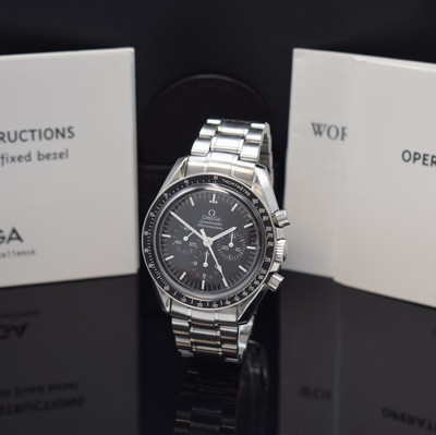 Image OMEGA Speedmaster gents chronograph reference 145.0223 in steel, Switzerland around 1999, ...