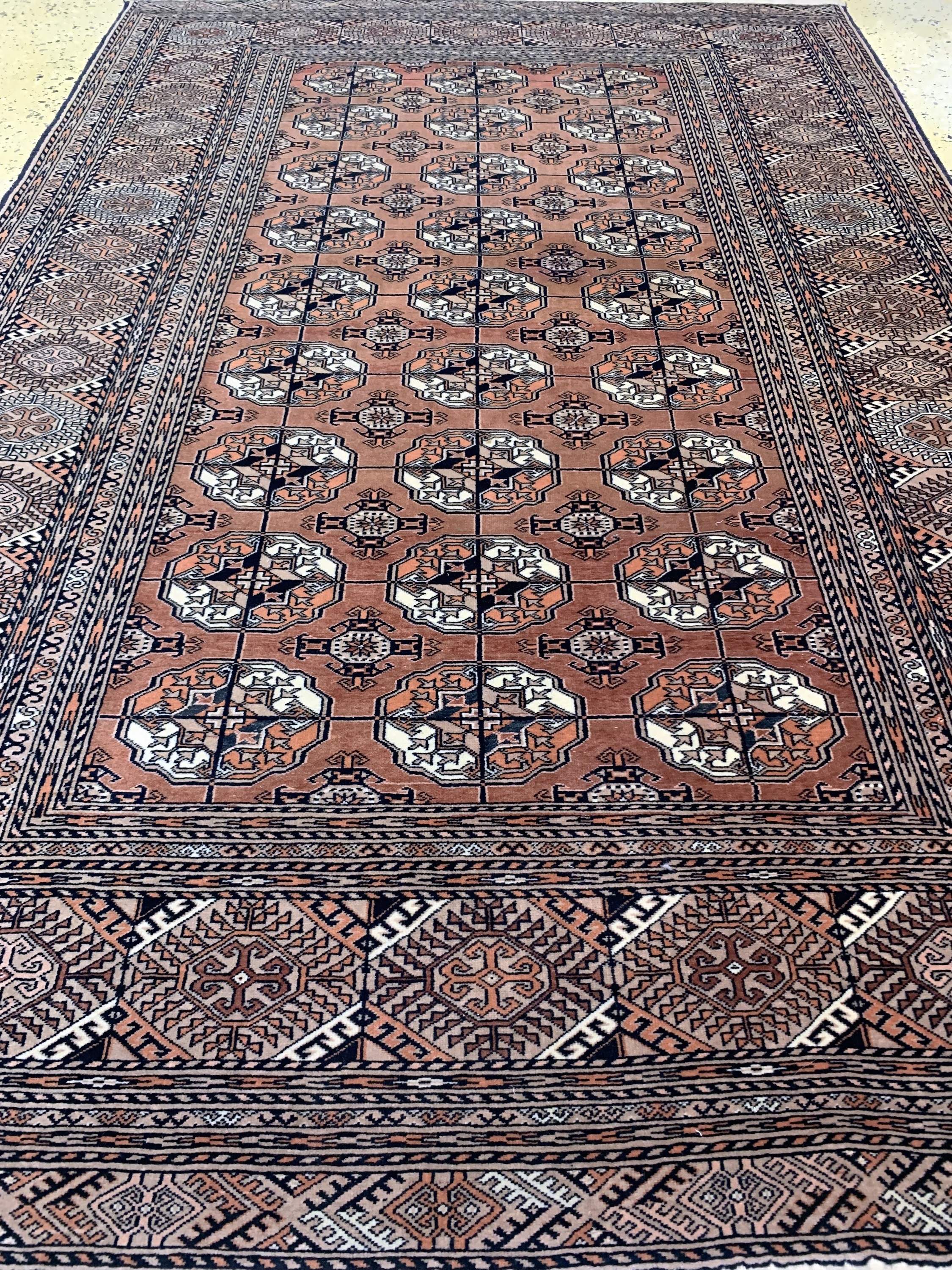 Detail d: Mauri fein, Afghanistan, Ende 20.Jhd, Wolleauf Wolle, ca. 185 x 117 cm, EHZ: 2