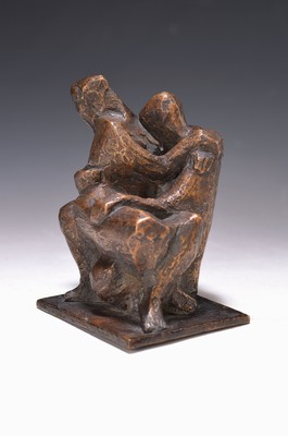 Image Hans Dressel, 1925-2012, bronze sculpture, patinated, h. 12 cm, from the series ...