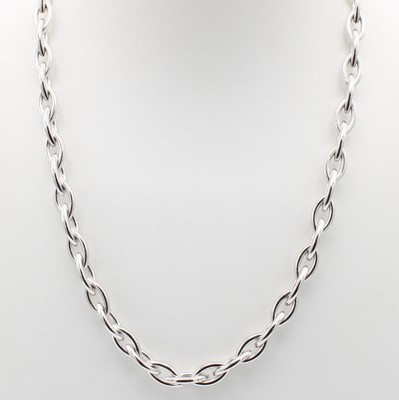 Image Gliedercollier, WG 750/000, integrierte Schließe, L. ca. 45 cm, Gesamtgew. ca. 40 g