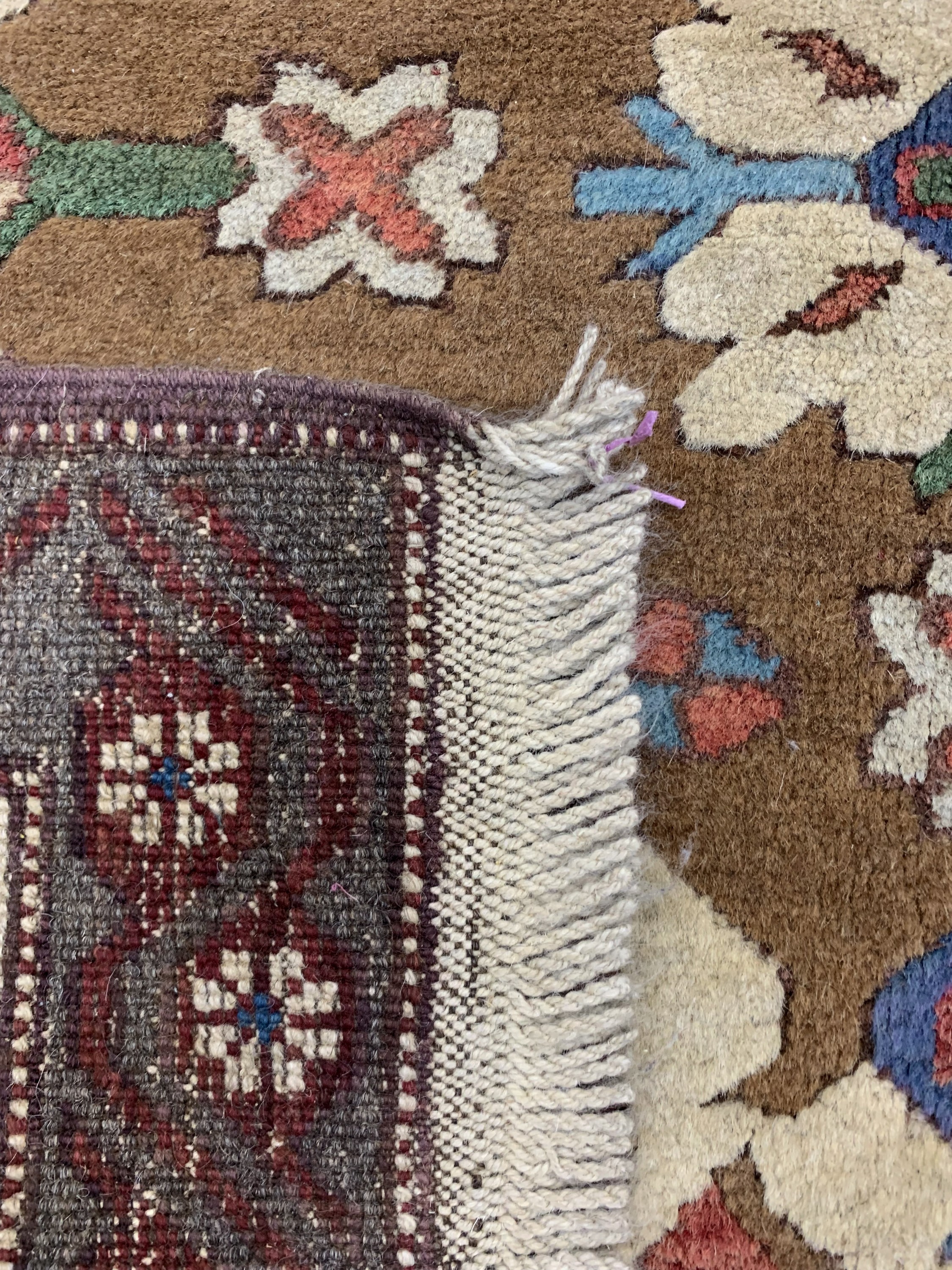 Detail d: Kars"Adler-Kazak", Türkei, Mitte 20.Jhd, Wolle auf Wolle, ca. 190 x 135 cm, EHZ: 2