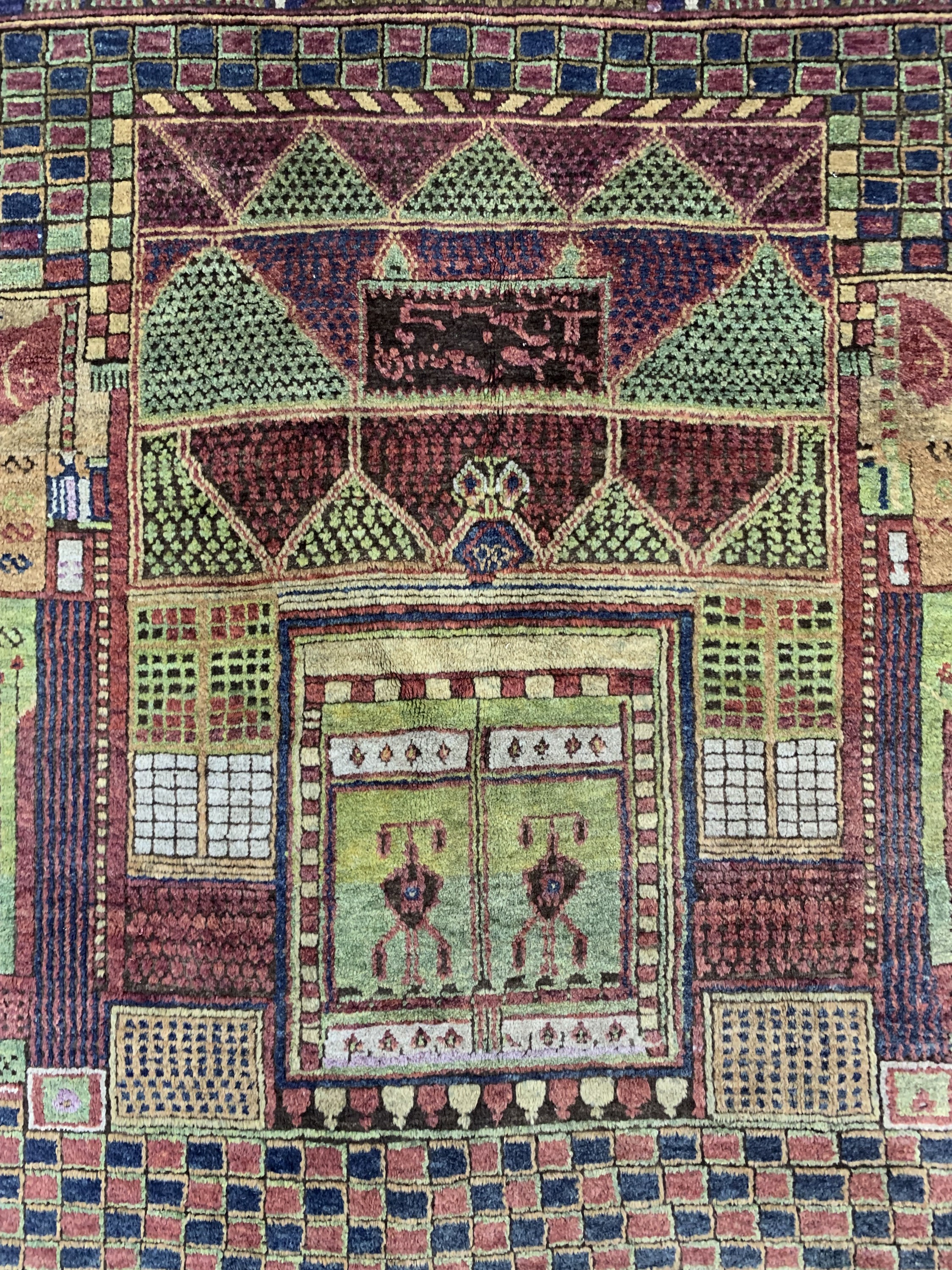 Detail c: Karapinar alt, Türkei, Anfang 20.Jhd, Wolleauf Wolle, ca. 210 x 150 cm, EHZ: 2