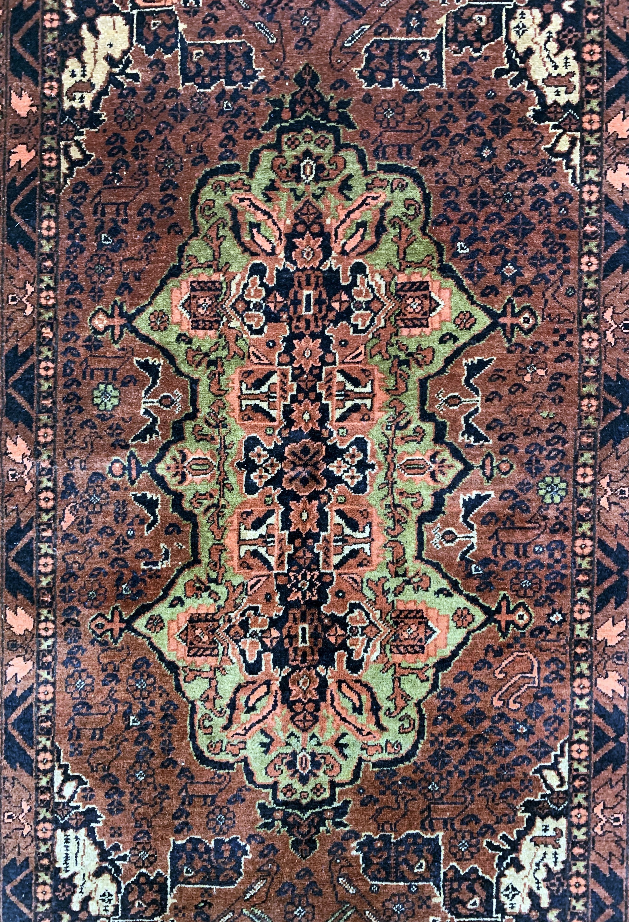 Detail c: Khalmohammadi, Afghanistan, Ende 20.Jhd, Wolle auf Wolle, ca. 205 x 130 cm, EHZ: 2