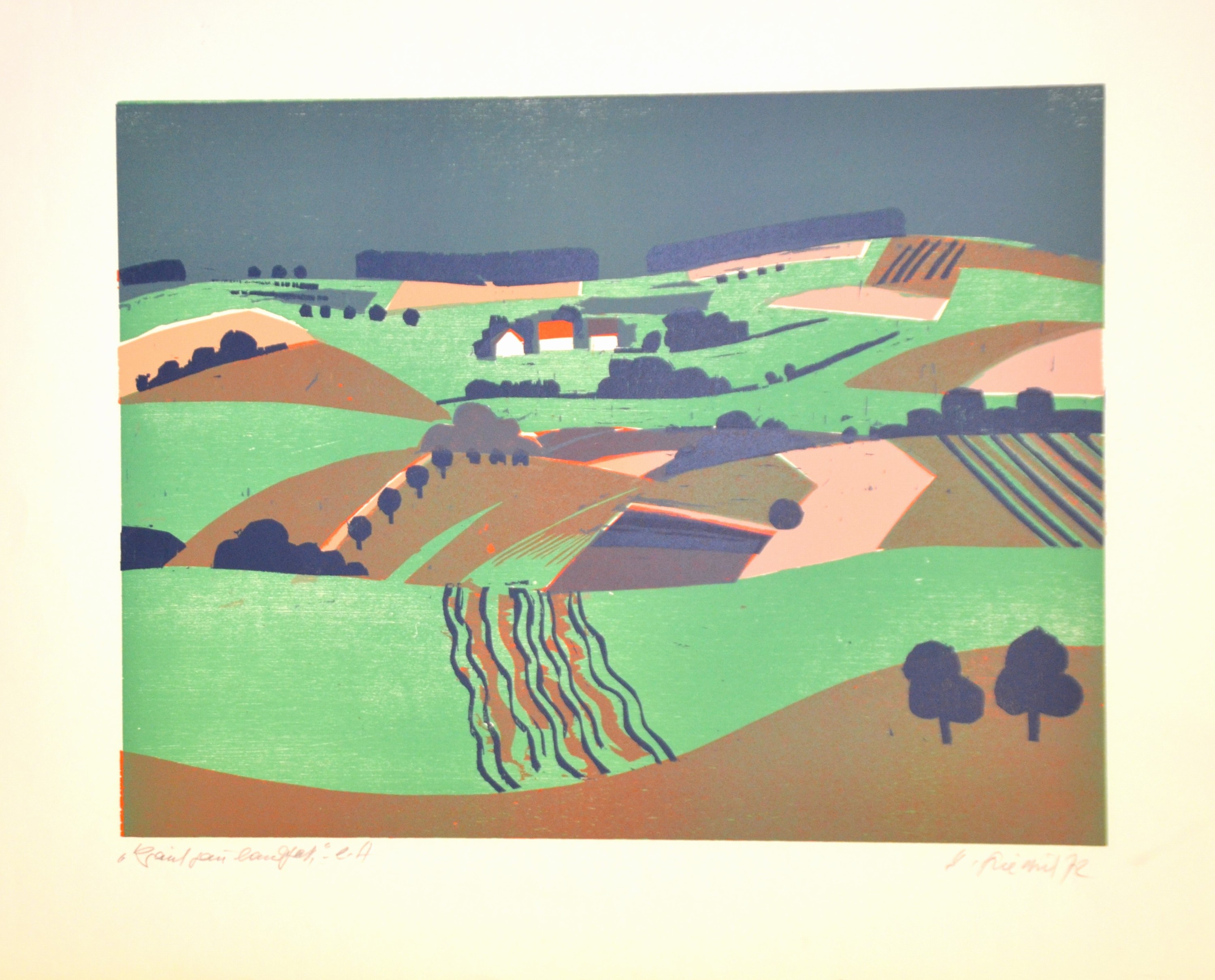 Detail b: Heinz Friedrich, 1924-2018 Schwetzingen, 5 Lithographien, "Salzburger Welttheater" Ed.36/70 1993; "Der Meisenbaum" e.a. 1989; ...