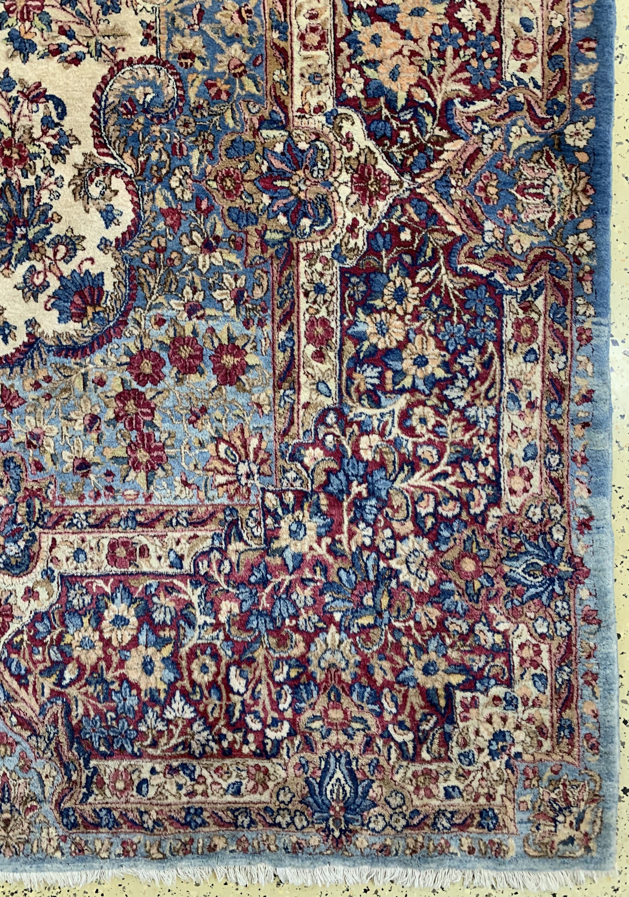 Detail a: Kerman"Lawar"antik, Persien, um 1900, Wolleauf Baumwolle, ca. 440 x 305 cm, EHZ: 3