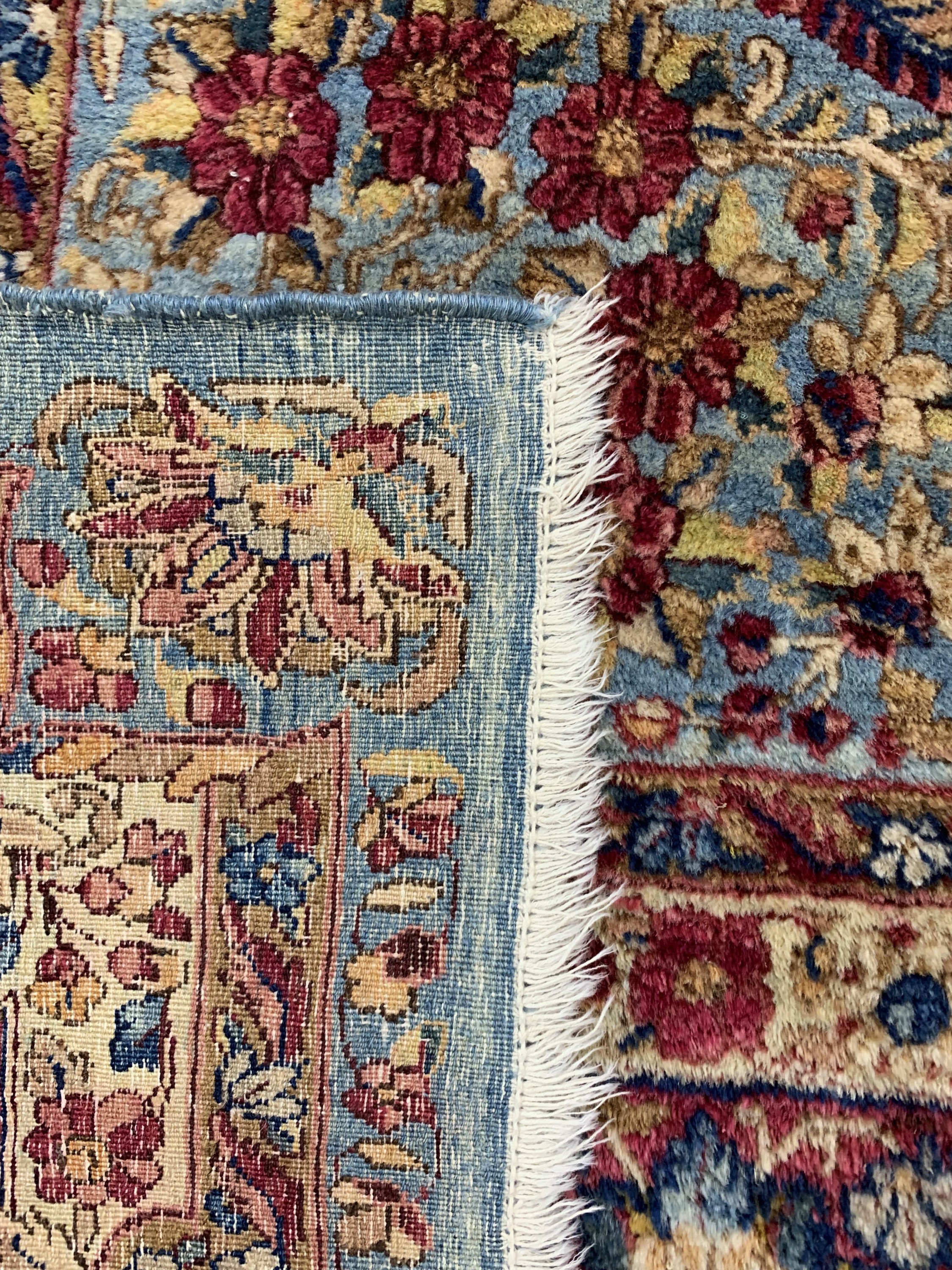 Detail h: Kerman"Lawar"antik, Persien, um 1900, Wolleauf Baumwolle, ca. 440 x 305 cm, EHZ: 3