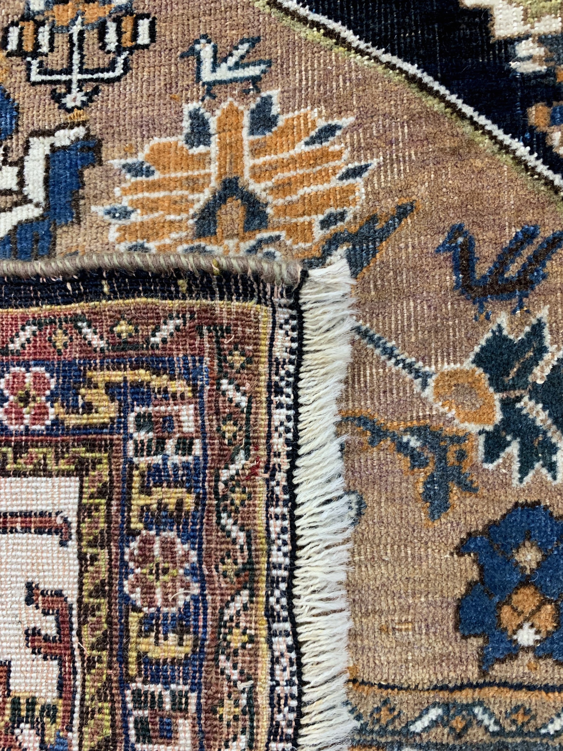 Detail f: Ghaschgai"Kaschkuli"fein, Persien, Mitte 20.Jhd, Wolle auf Wolle, ca. 182 x 123 cm, EHZ: 3