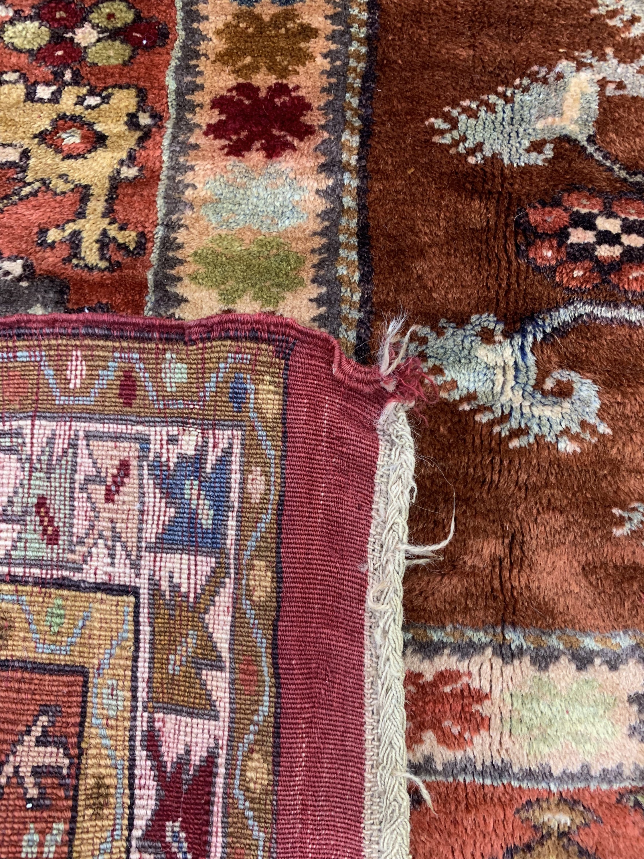Detail d: 2 Lots alte Melas, Türkei, Mitte 20.Jhd, Wolle auf Wolle, ca. 200 x 133 cm, EHZ: 2