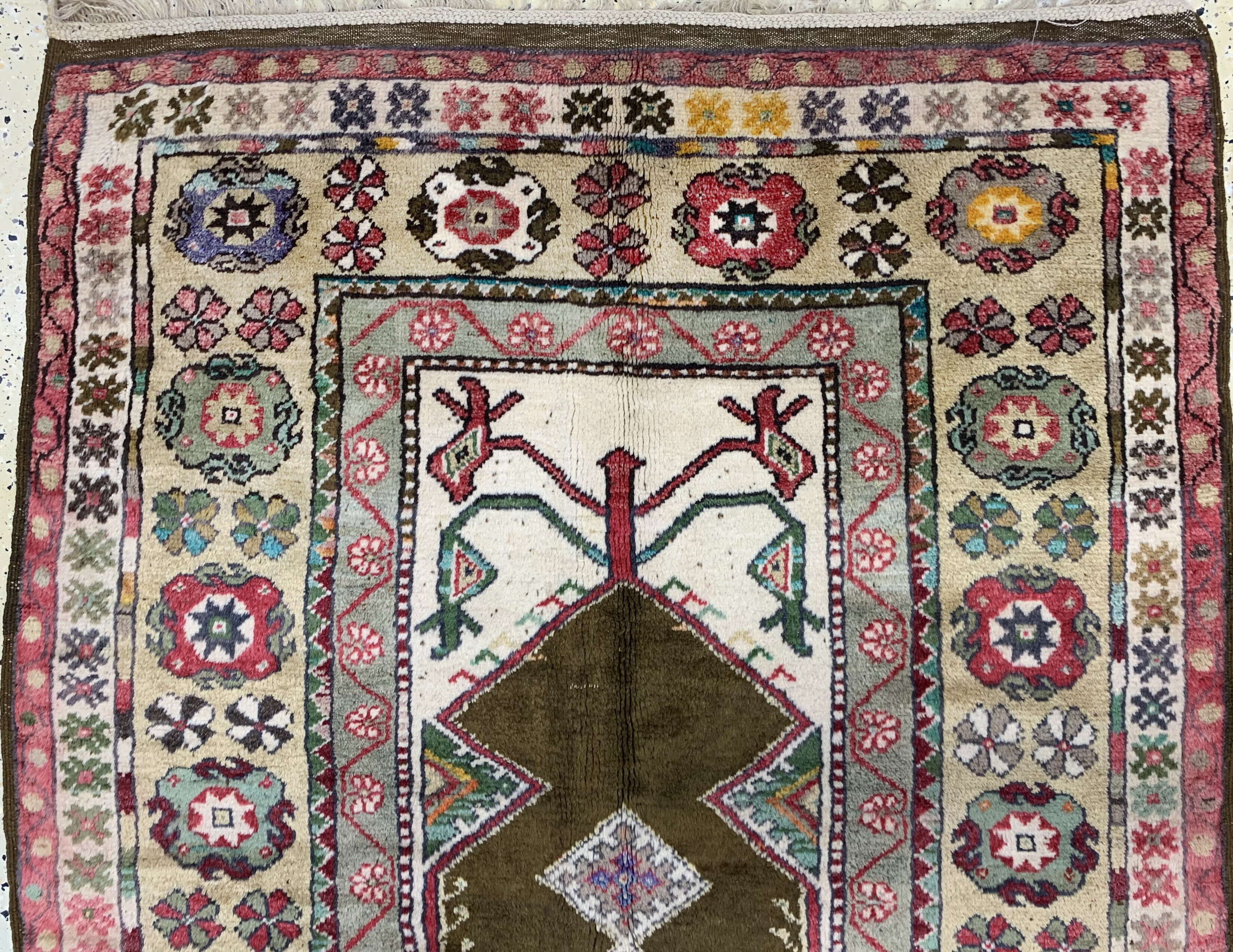 Detail e: 2 Lots alte Melas, Türkei, Mitte 20.Jhd, Wolle auf Wolle, ca. 200 x 133 cm, EHZ: 2