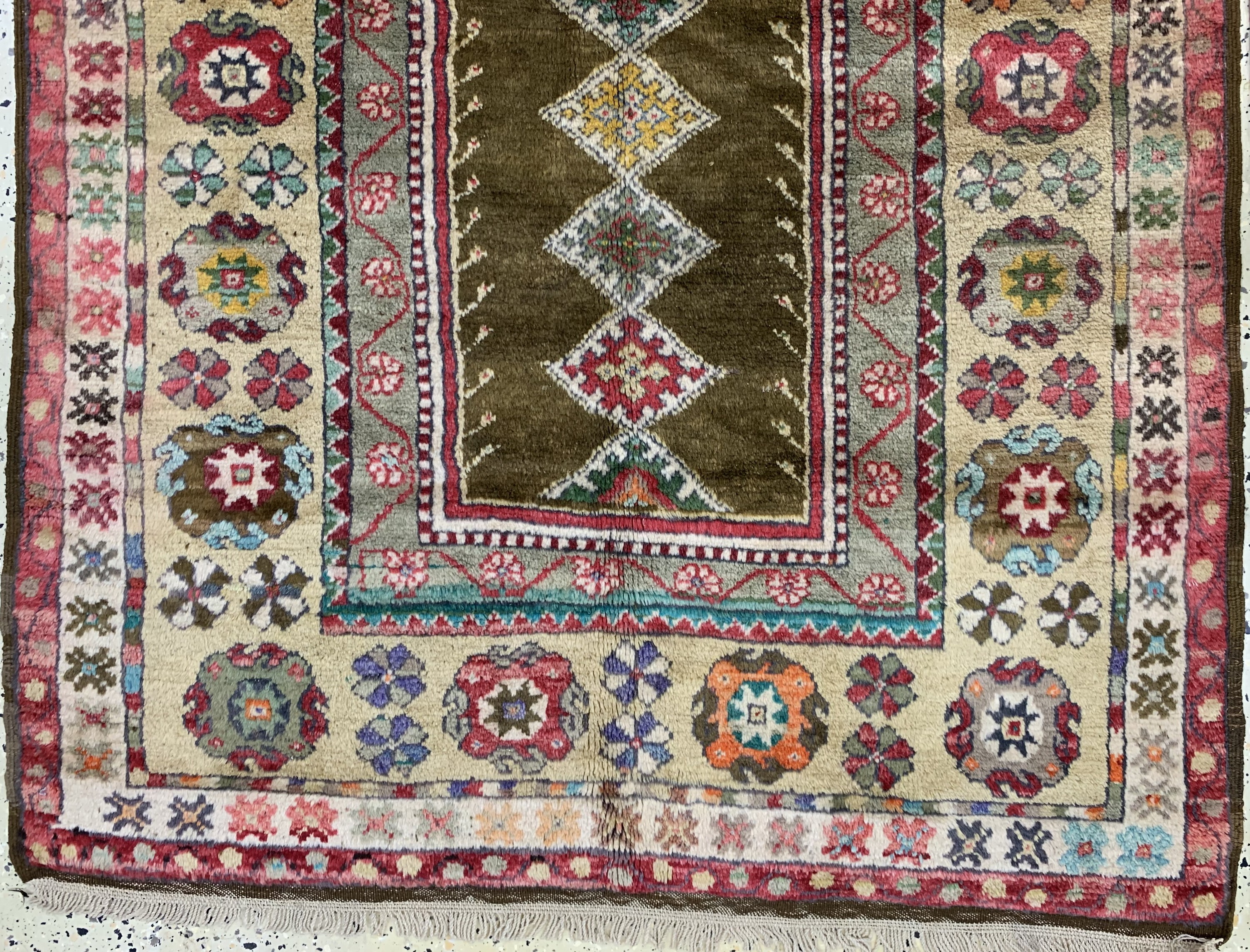 Detail f: 2 Lots alte Melas, Türkei, Mitte 20.Jhd, Wolle auf Wolle, ca. 200 x 133 cm, EHZ: 2