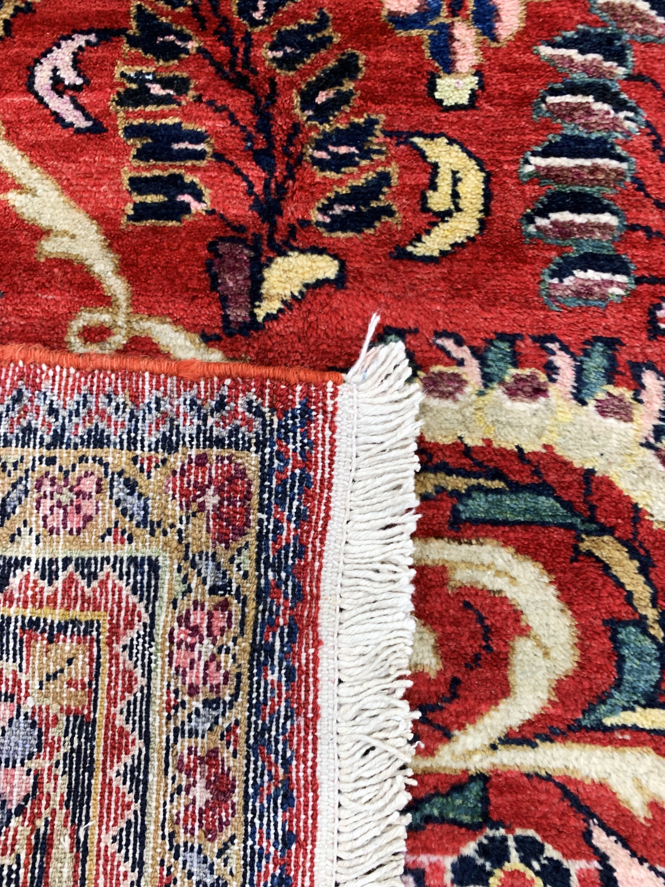 Detail e: Lilian alt, Persien, Mitte 20.Jhd, Wolle auf Baumwolle, ca. 205 x 165 cm, EHZ: 1-2
