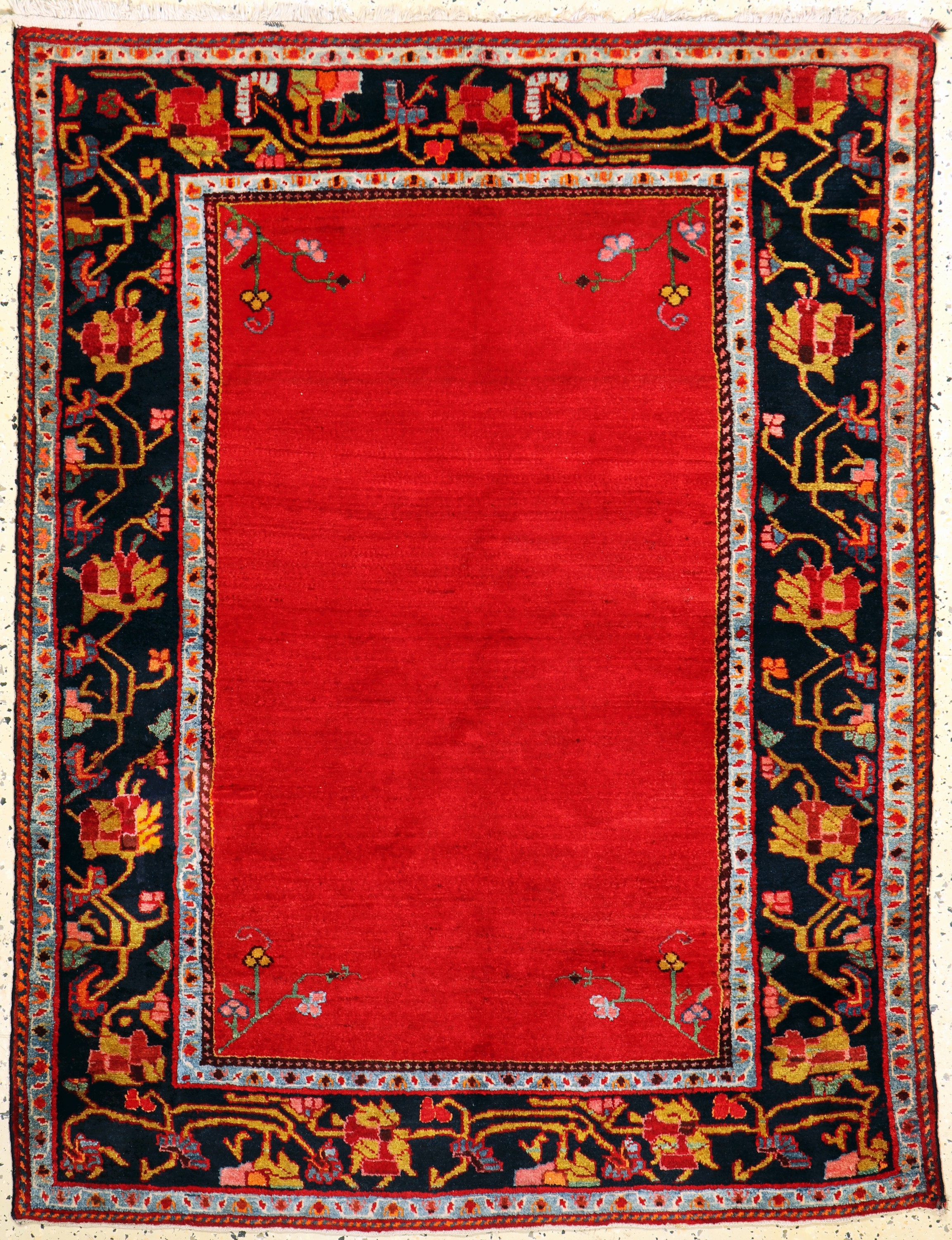 Hamadan alt, Persien, Mitte 20.Jhd, Wolle auf Baumwolle, ca. 155 x 120 cm, EHZ: 1-2