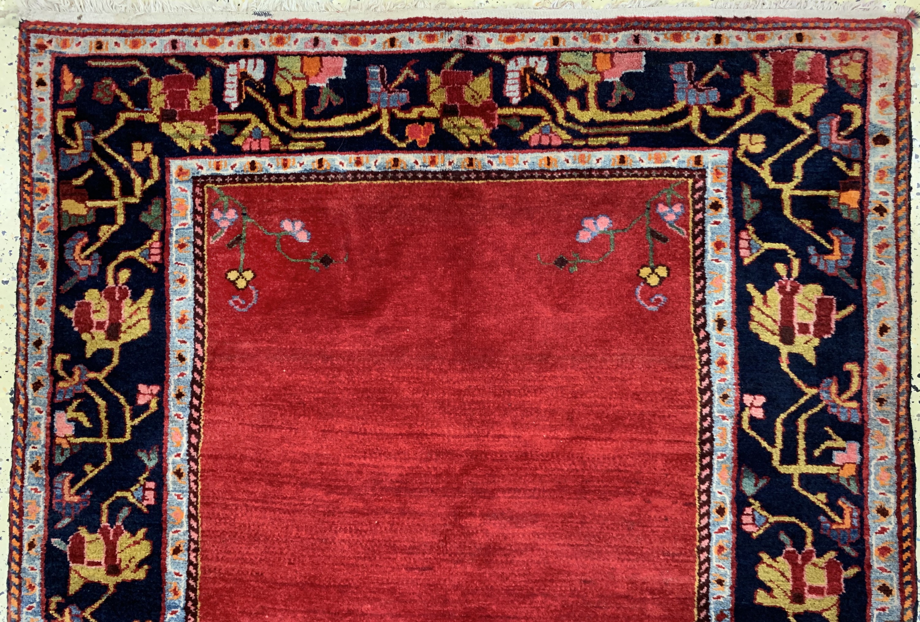 Detail a: Hamadan alt, Persien, Mitte 20.Jhd, Wolle auf Baumwolle, ca. 155 x 120 cm, EHZ: 1-2