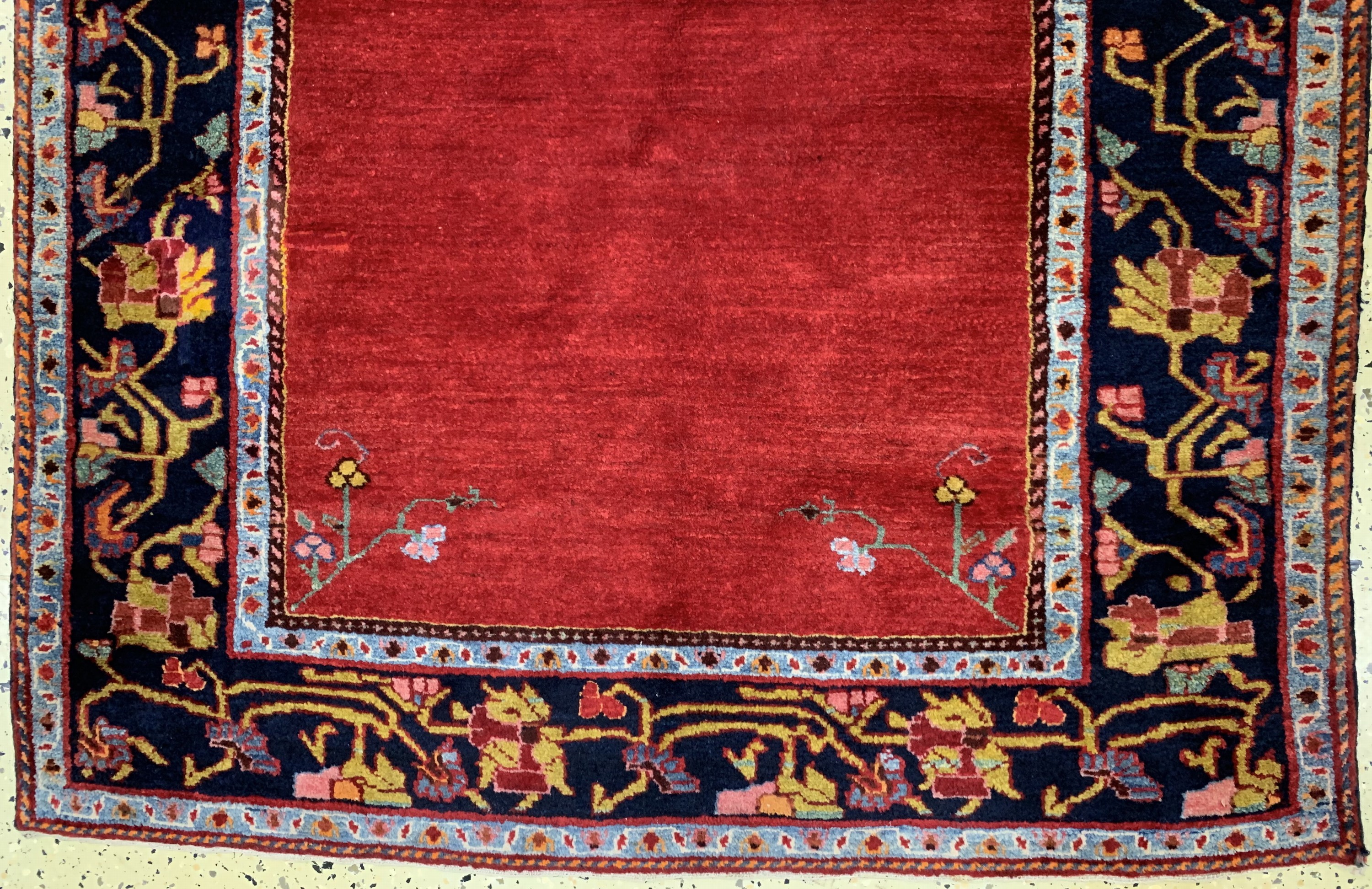 Detail b: Hamadan alt, Persien, Mitte 20.Jhd, Wolle auf Baumwolle, ca. 155 x 120 cm, EHZ: 1-2