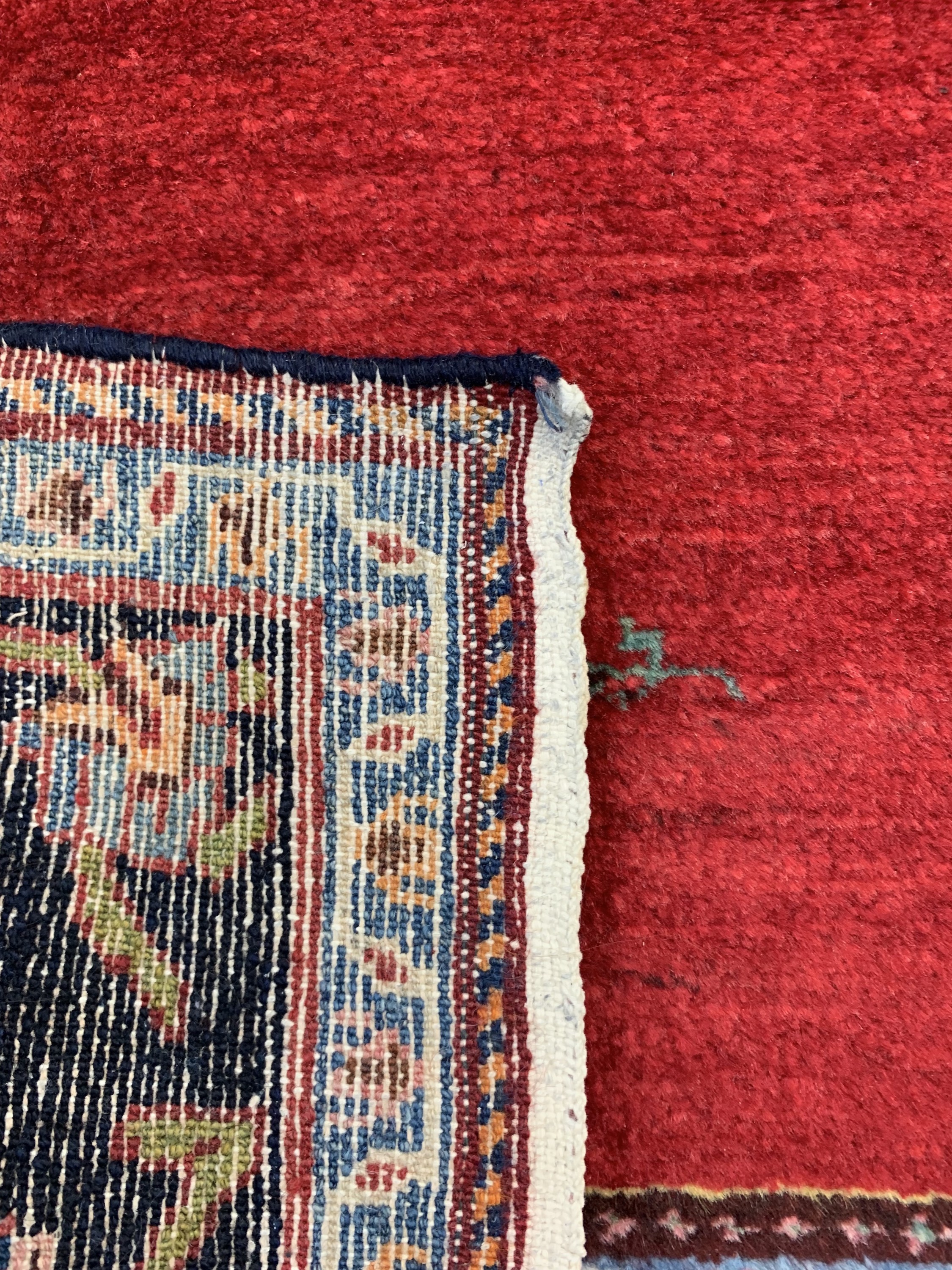 Detail d: Hamadan alt, Persien, Mitte 20.Jhd, Wolle auf Baumwolle, ca. 155 x 120 cm, EHZ: 1-2