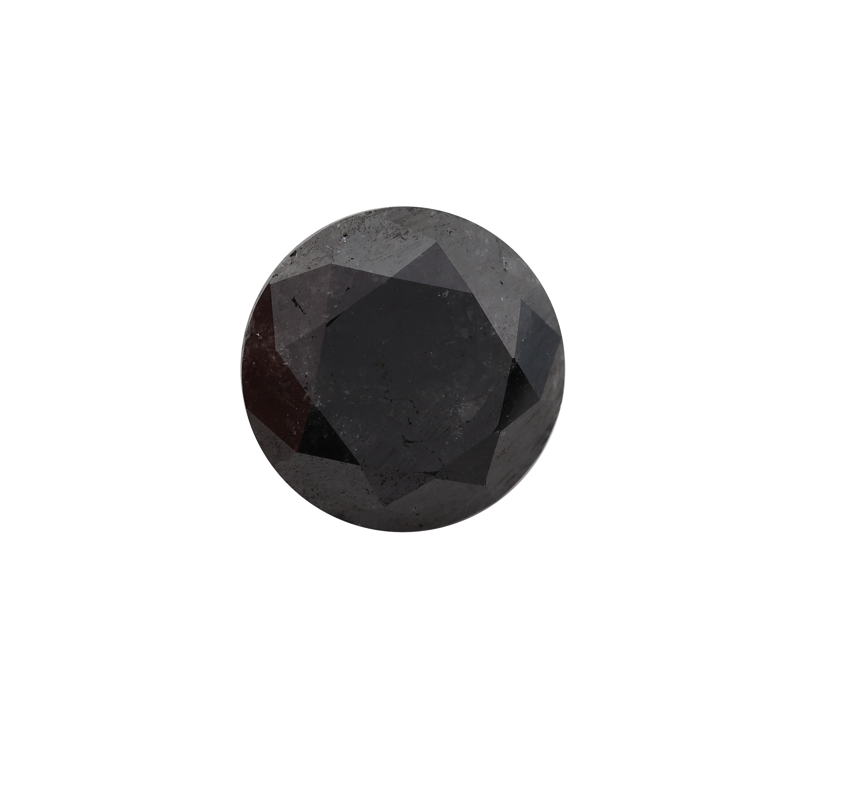 Loser Diamant, ca. 10.63 ct fancy black, Expertise anbei