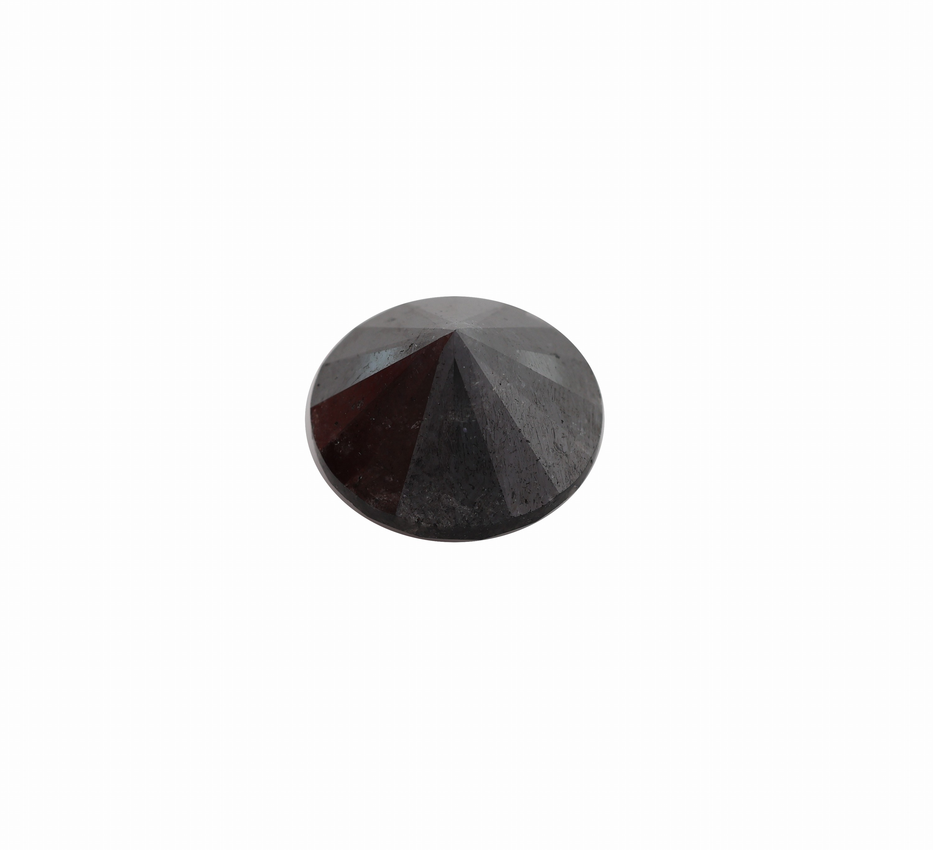 Detail a: Loser Diamant, ca. 10.63 ct fancy black, Expertise anbei