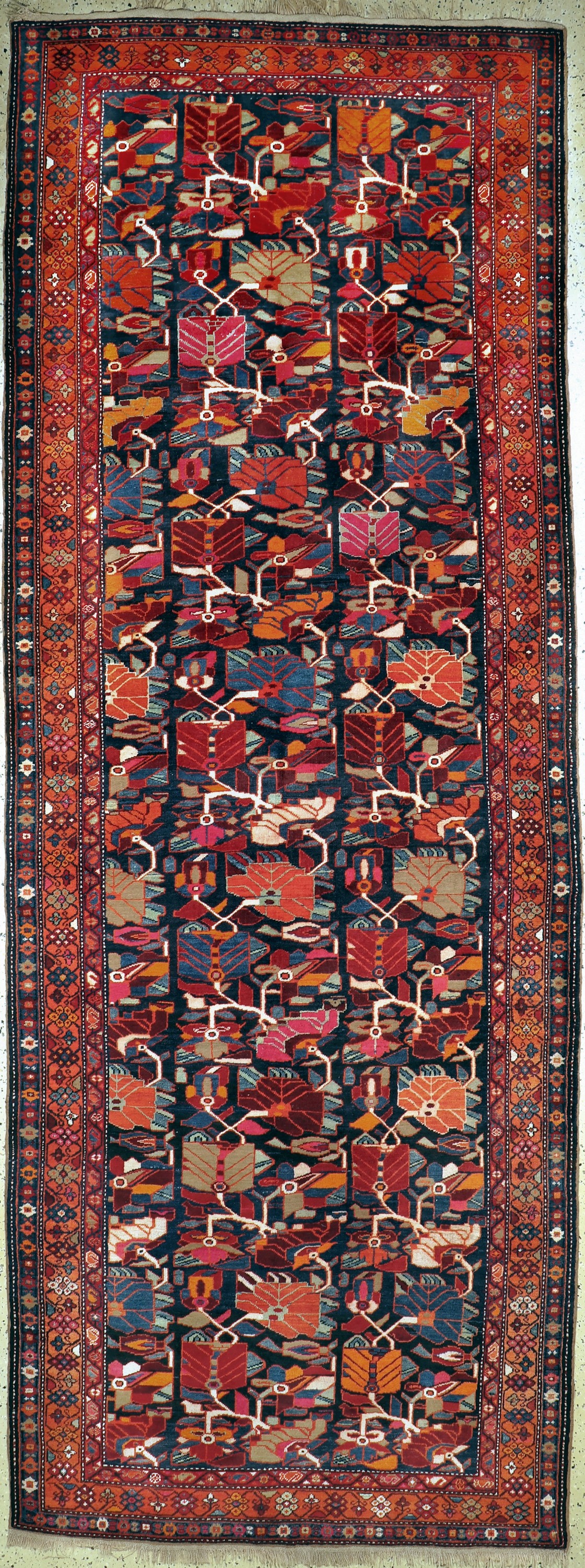 Meschgin alt, Persien, Anfang 20.Jhd, Wolleauf Wolle, ca. 410 x 150 cm, EHZ: 2