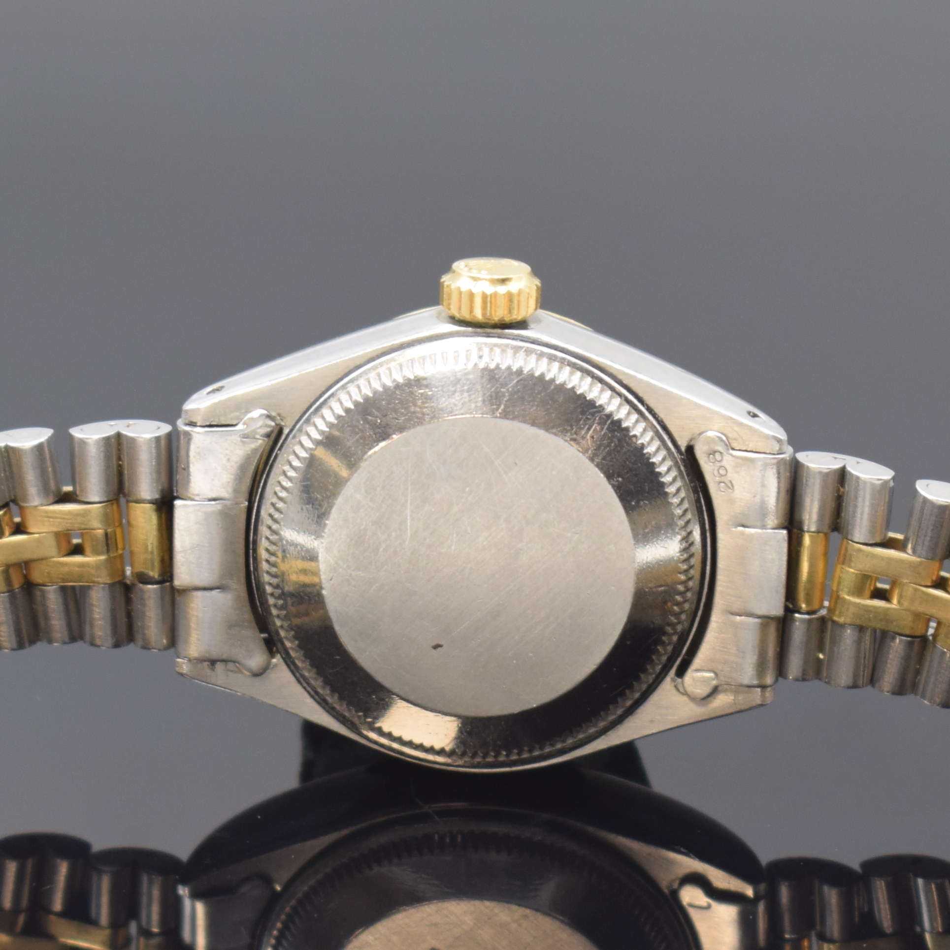 Detail d: ROLEX Damenarmbanduhr Oyster Perpetual Datejust Referenz 6917, Schweiz um 1970, Automatik, Chronometer der Superlative in Edelstahl/Gold komb. inkl. ...