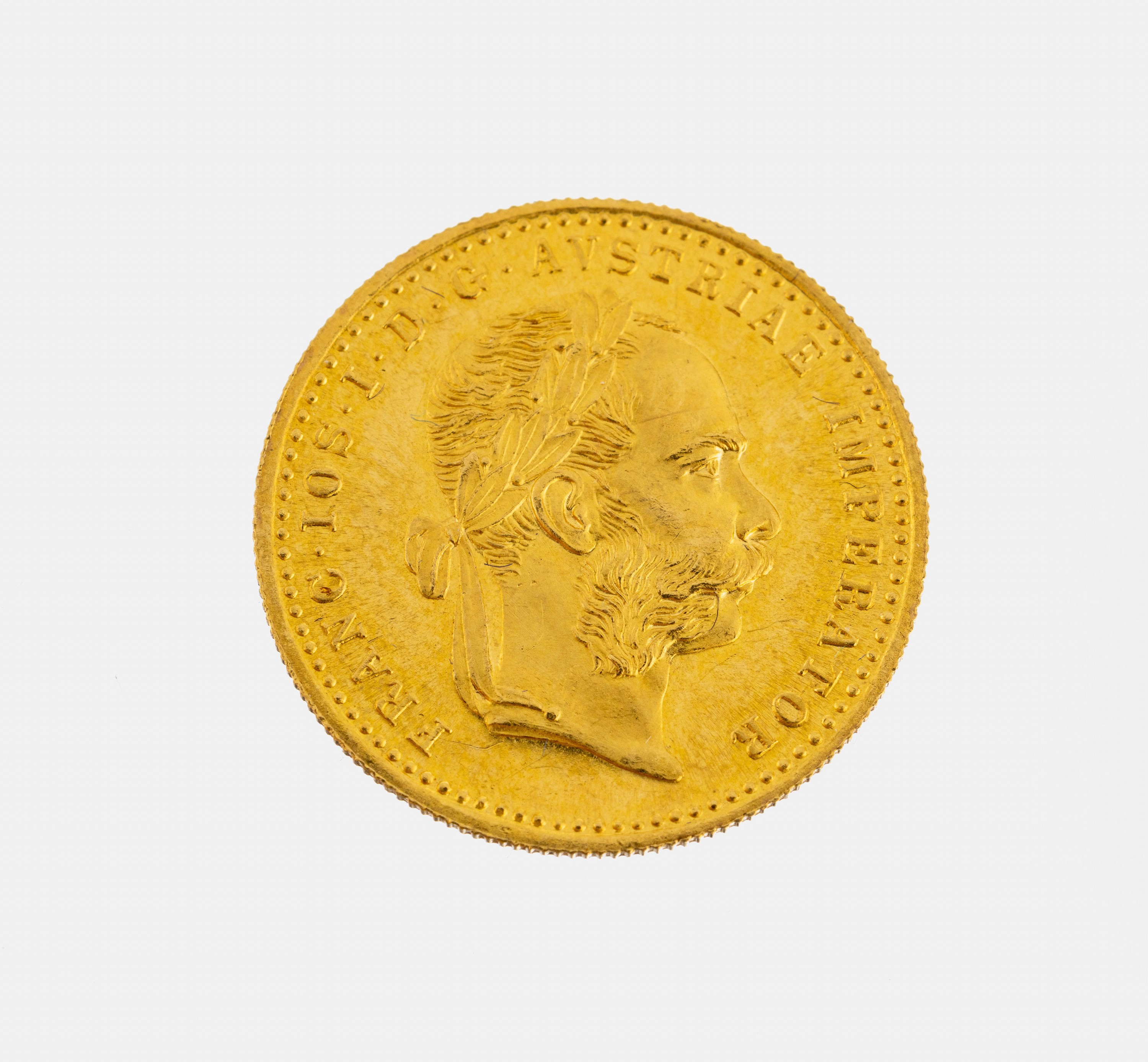 Goldmünze, 1 Dukat, Österreich/Ungarn 1915,Franz Joseph I., offizielle Nachprägung
