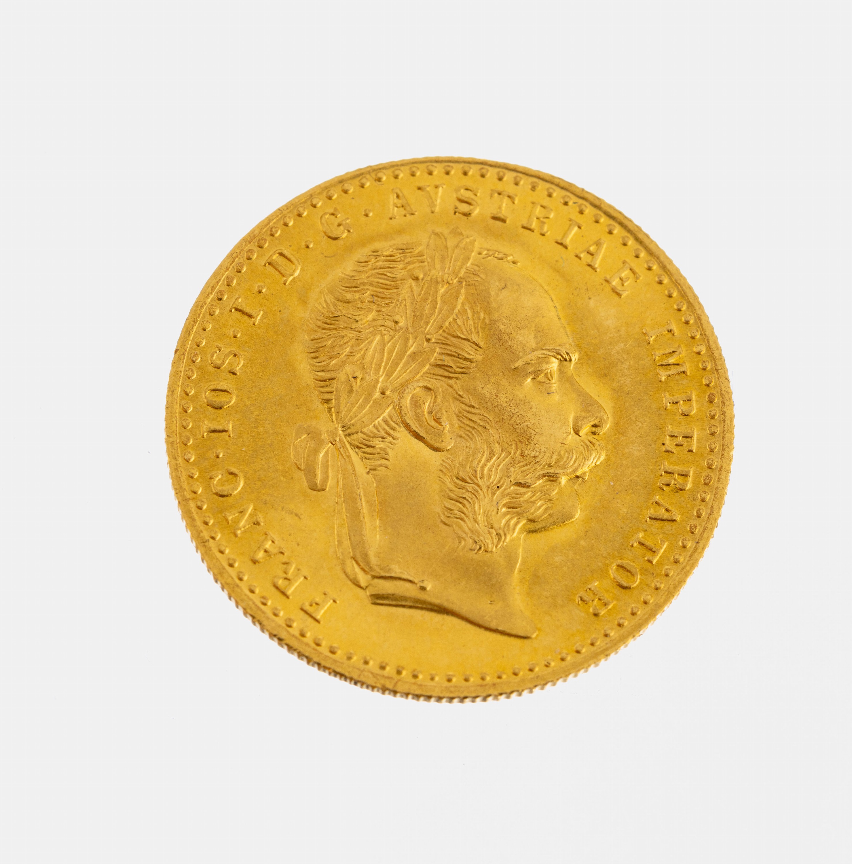 Goldmünze, 1 Dukat, Österreich-Ungarn 1915,Franz Joseph I., offizielle Nachprägung