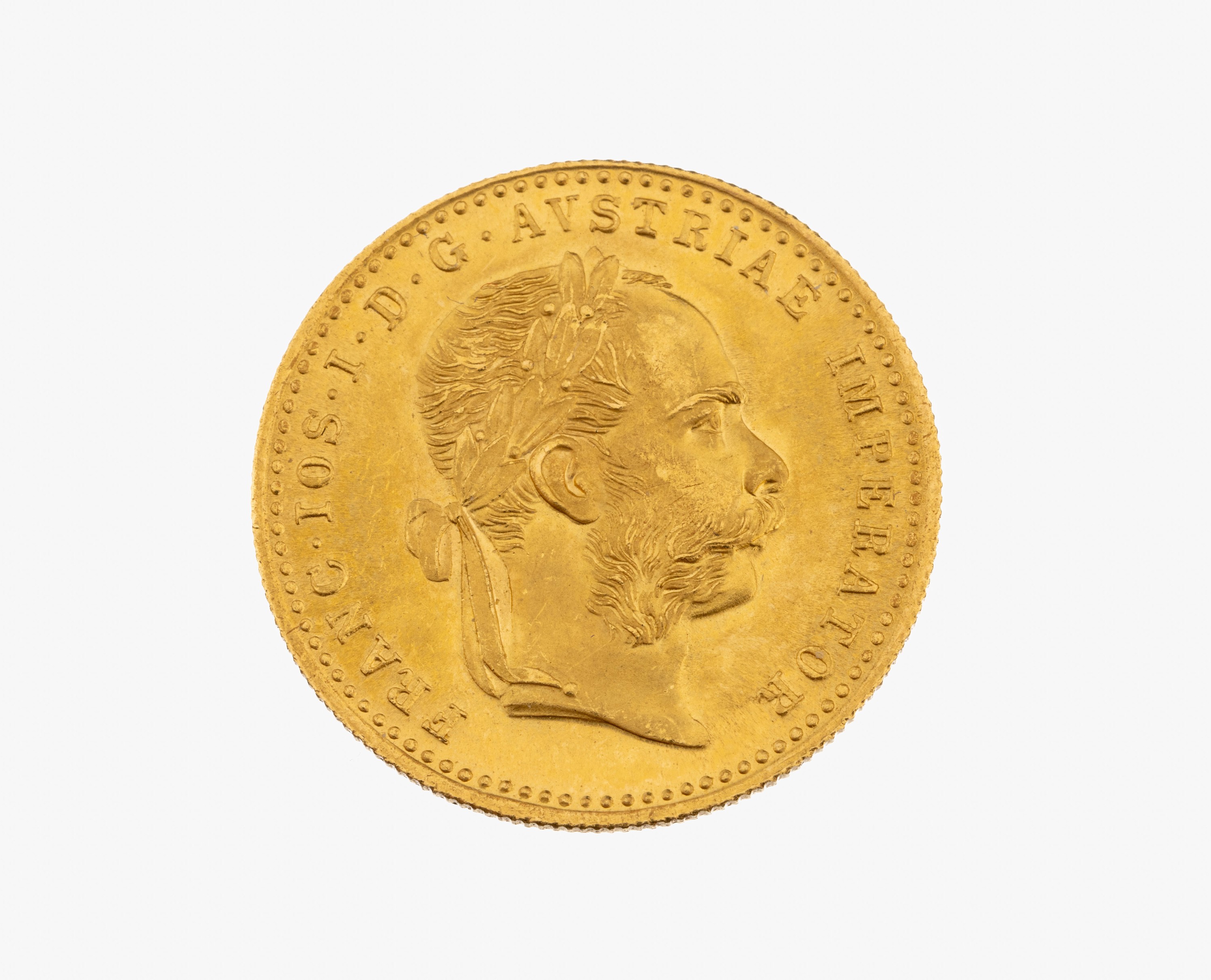 Goldmünze, 1 Dukat, Österreich/Ungarn, 1915, Franz Joseph I., offizielle Nachprägung