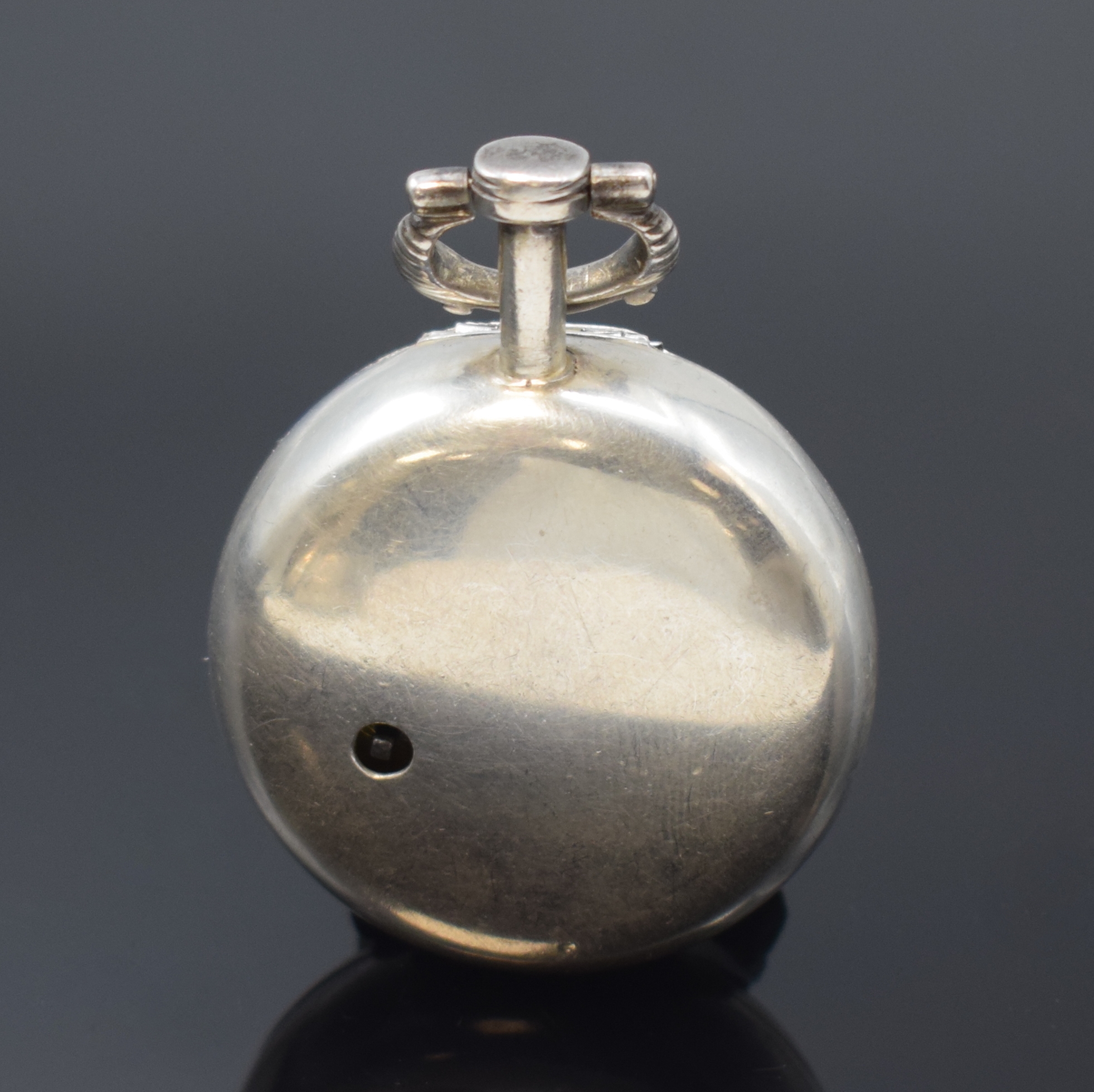 Detail c: HIGGS & EVANS Taschenuhr mit Zylinderhemmung und 2 Übergehäusen in Silber, England um 1785, Außengeh. Hallmark London 1785, beide Innengeh. ...