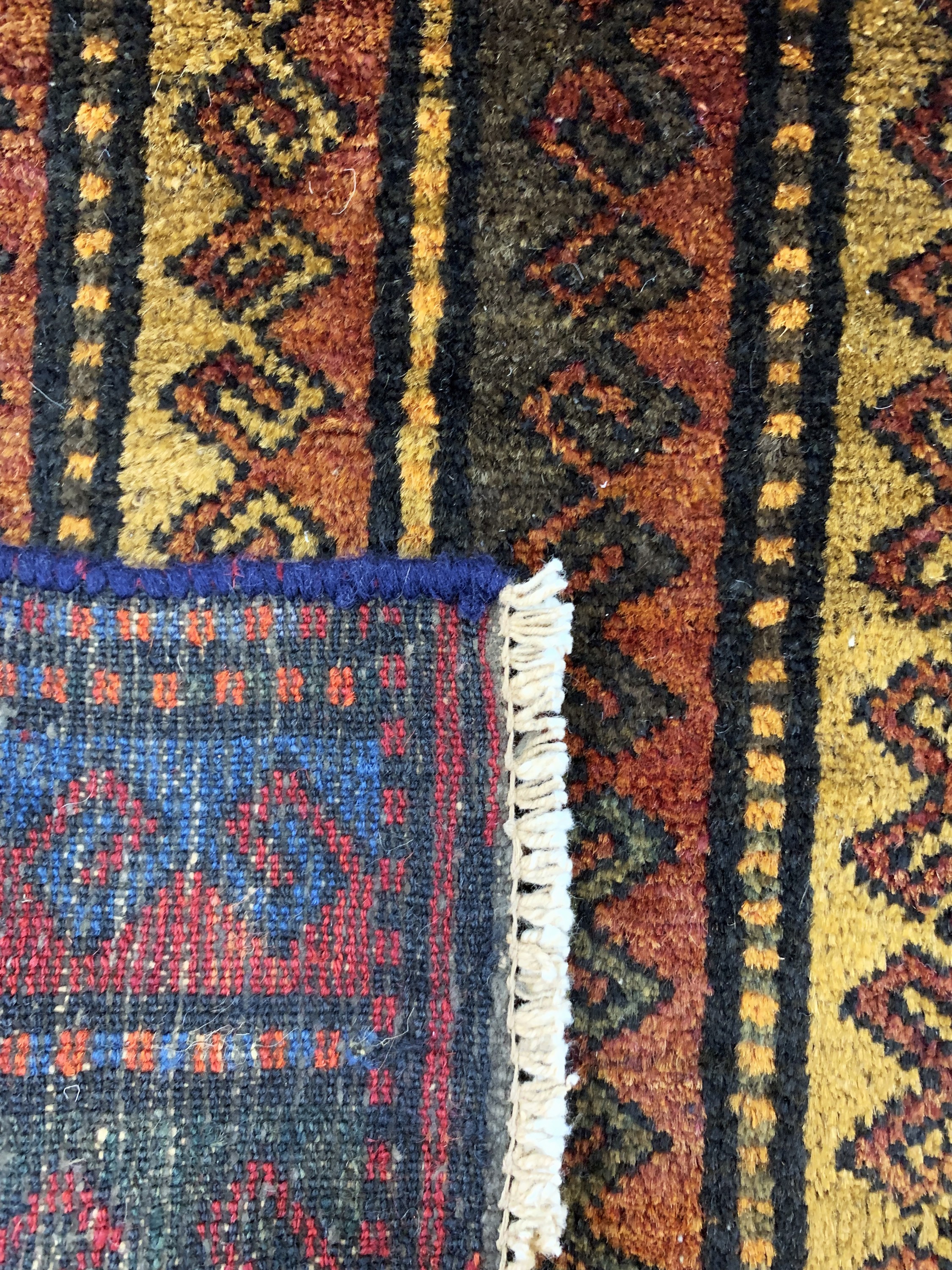 Detail d: 2 Lots Ersari, Turkmenistan, um 1900, Wolleauf Wolle, ca. 100 x 57 cm, EHZ: 2