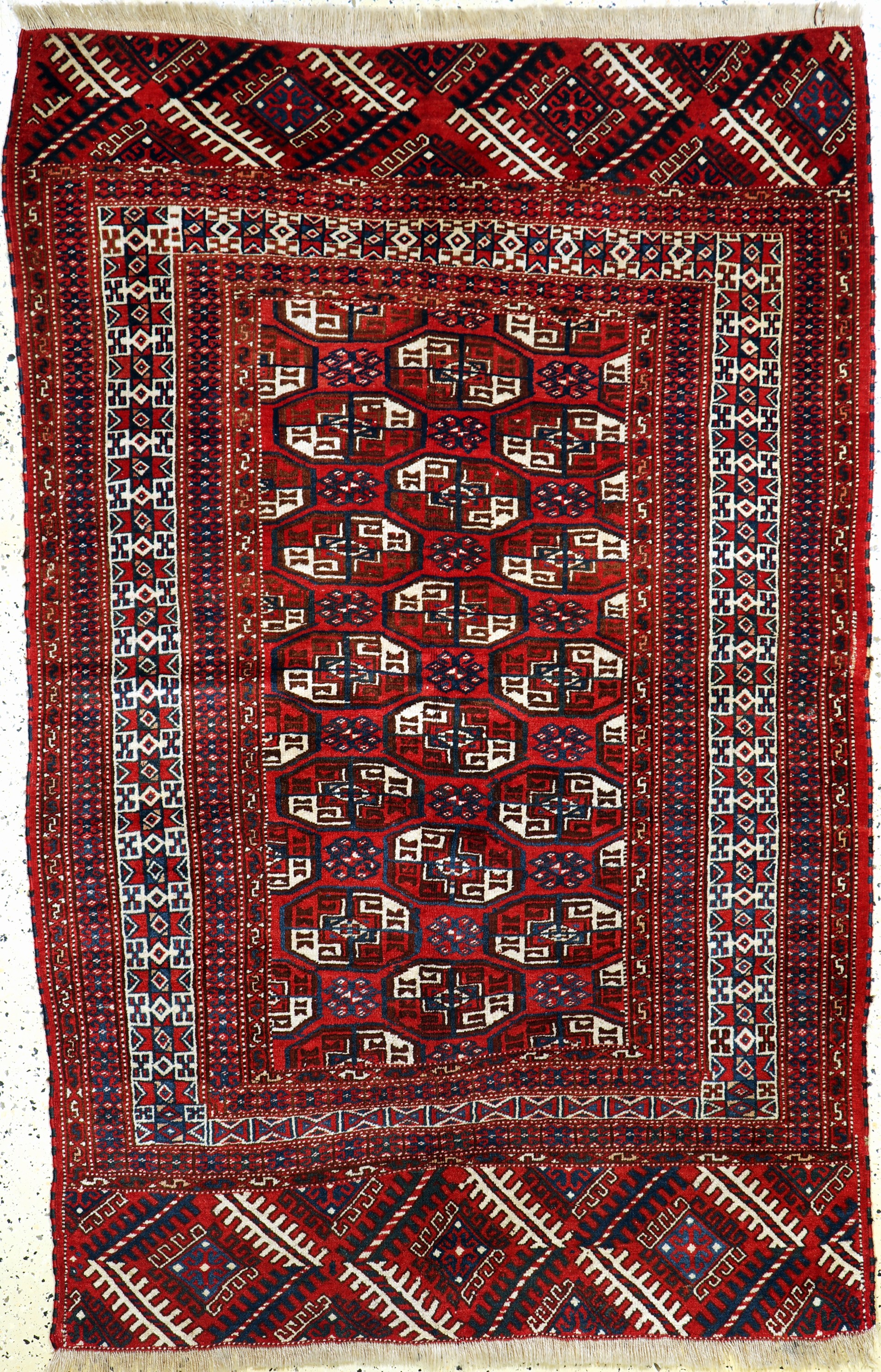 Yomud alt, Turkmenistan, Mitte 20.Jhd, Wolle auf Wolle, ca. 202 x 133 cm, EHZ: 2