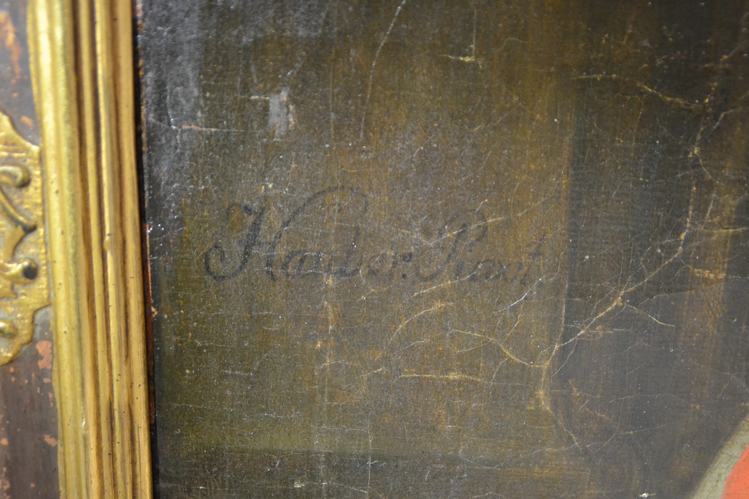 Detail a: Joseph Hauber (1766 Geratsried-1834 München): Porträt des Pfalzgraf und Kurfürst Carl Theodor von der Pfalz und Bayern (1708-1787) , der Kurfürst ...