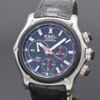 26846309a - EBEL 1911 BTR Herrenchronograph Chronometer Referenz 9137L73 in Stahl, Automatik, beids. ...