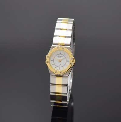 Image CHOPARD St. Moritz Damenarmbanduhr Referenz 8067 in Stahl/Gold, quarz, Lünette ...