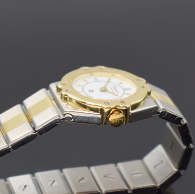 26846334c - CHOPARD St. Moritz Damenarmbanduhr Referenz 8067 in Stahl/Gold, quarz, Lünette ...