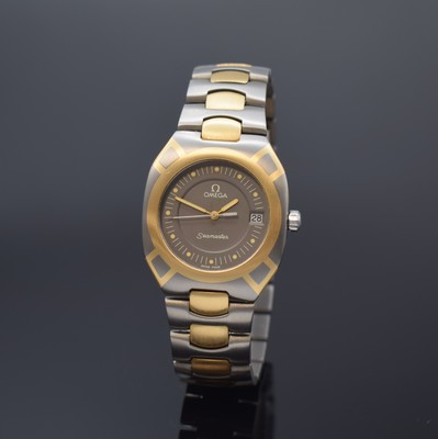 Image OMEGA Seamaster Polaris Referenz 196.0257/396.0952 in Titan, quarz, Geh. teils m. Gold ...