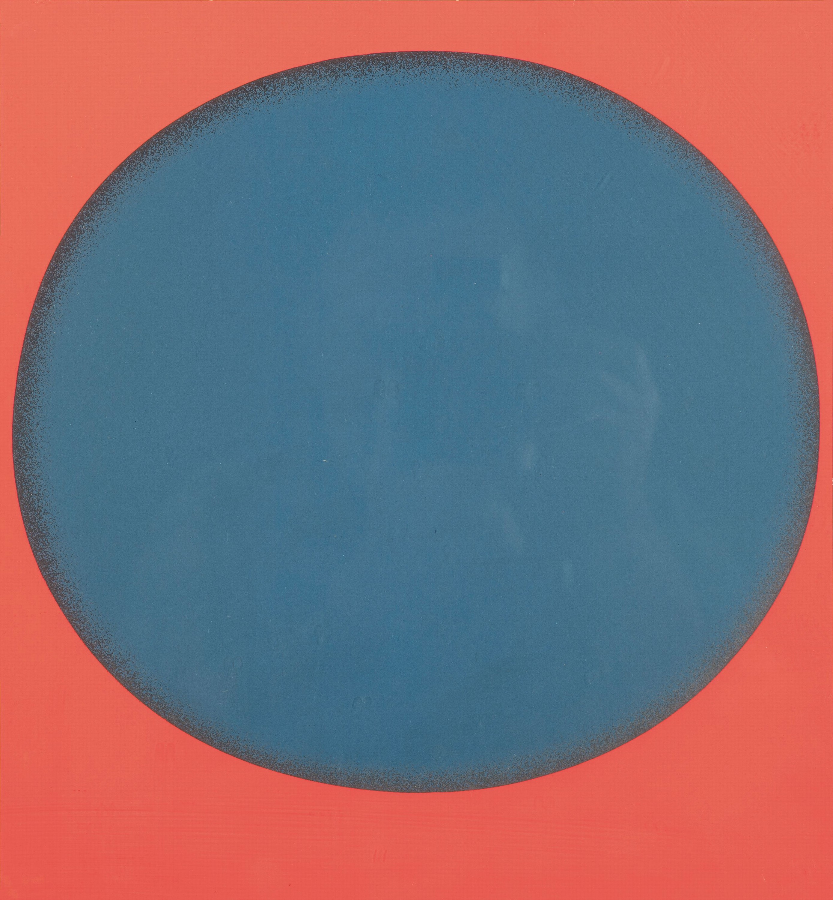 Rupprecht Geiger, 1908-2009, Ohne Titel, Farbserigraphie, rückseitig handsigniert, ca. 29x26cm