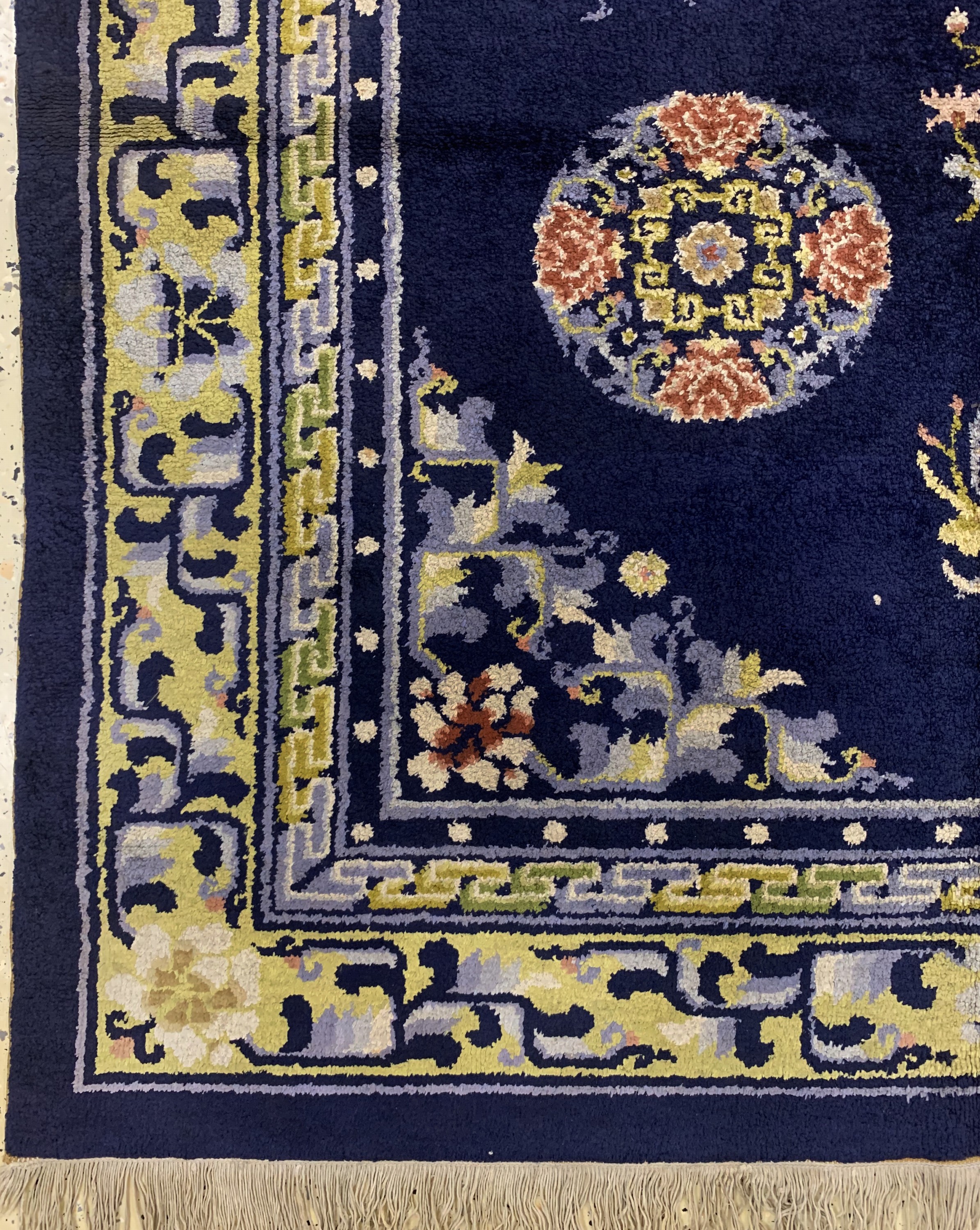 Detail b: Seiden Peking, China, Anfang 20.Jhd, Seide auf Baumwolle, ca. 243 x 160 cm, EHZ: 2