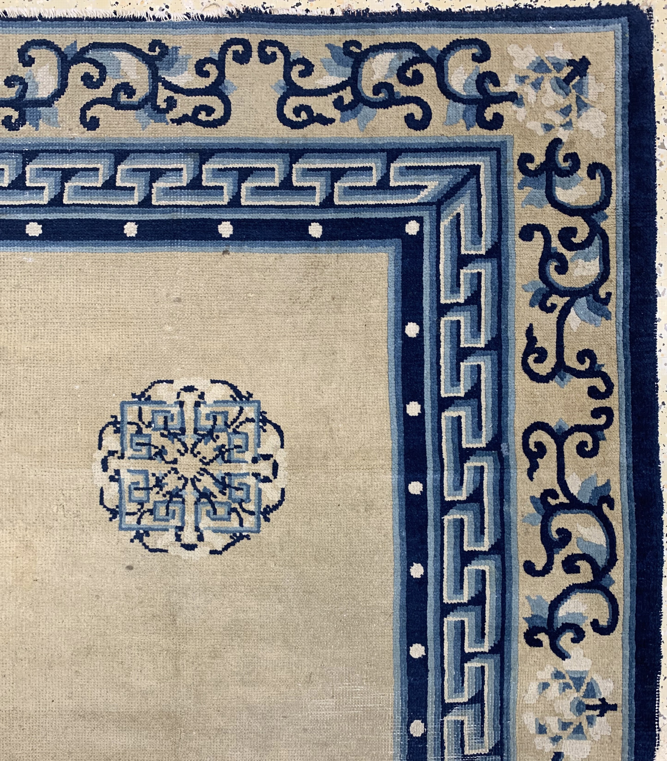 Detail e: Peking antik, China, um 1900, Wolle auf Baumwolle, ca. 262 x 159 cm, EHZ: 4