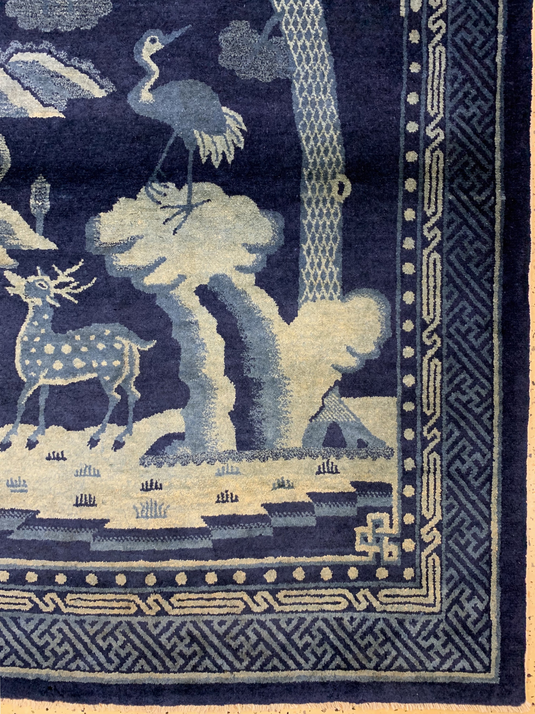 Detail a: Pao Tow antik, China, um 1900, Wolle auf Baumwolle, ca. 173 x 125 cm, EHZ: 2