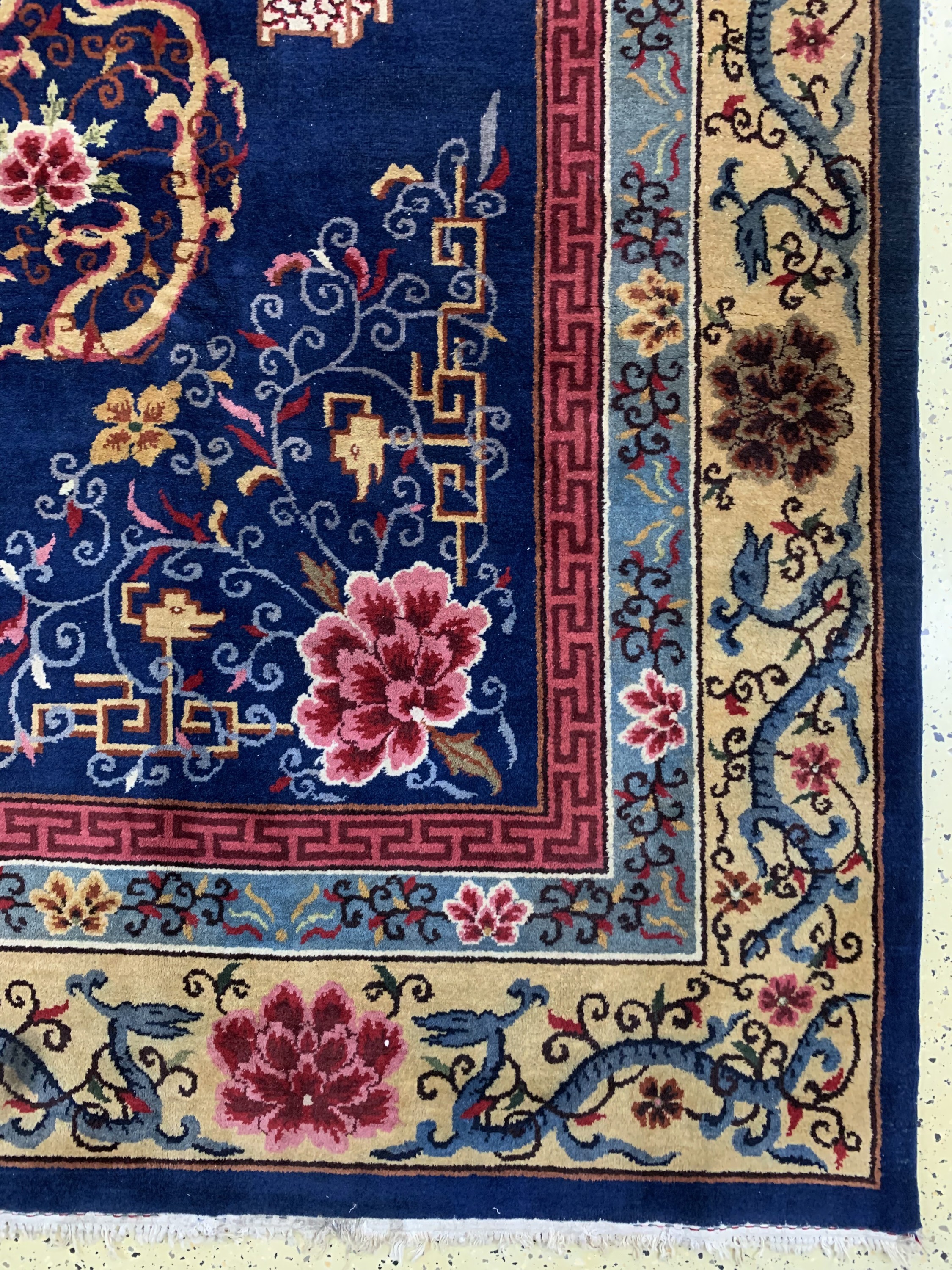 Detail a: Aubusson Teppich, China, Mitte 20.Jhd, Wolle auf Baumwolle, ca. 400 x 300 cm, EHZ: 2