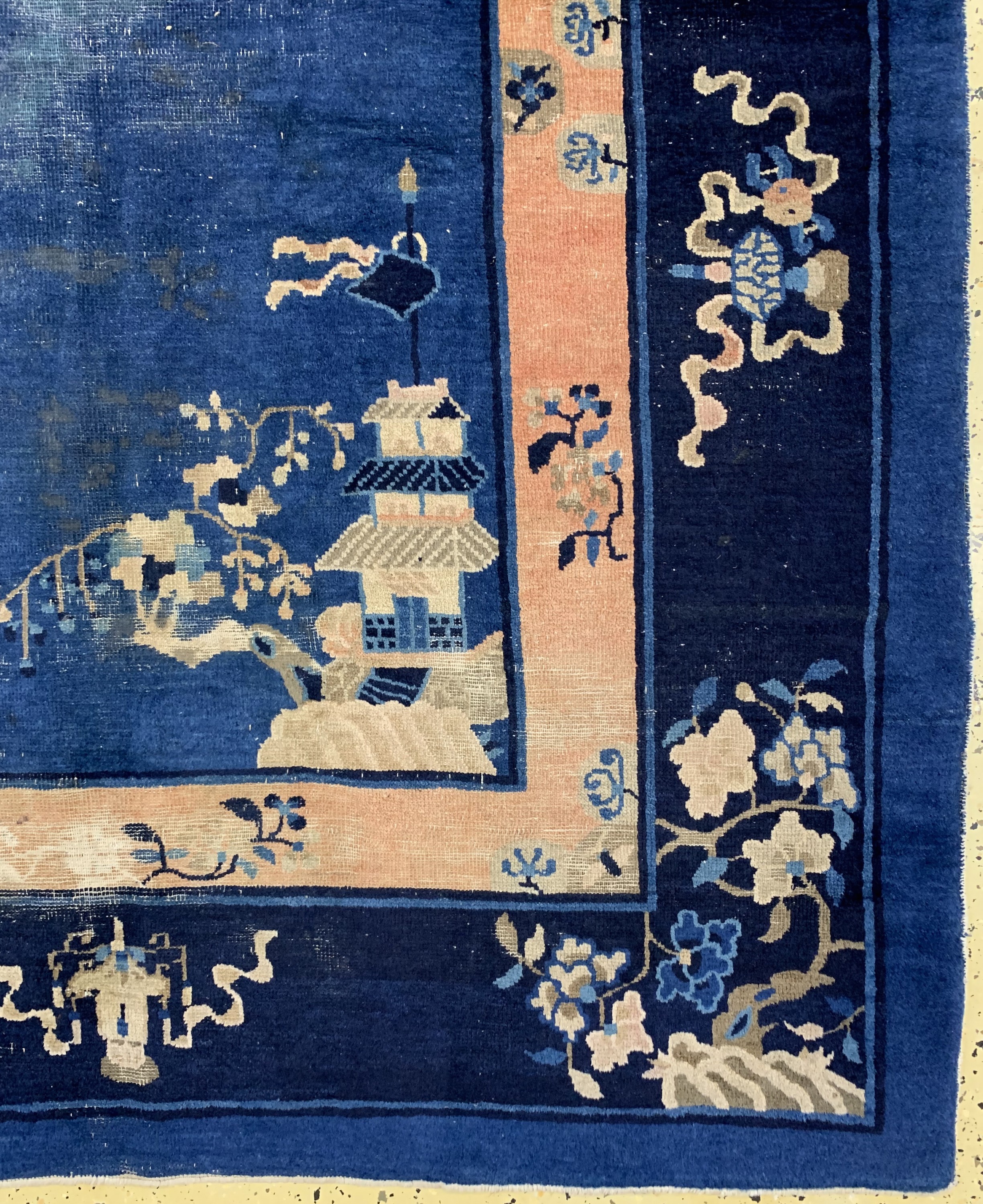 Detail a: Peking antik, China, um 1900, Wolle auf Baumwolle, ca. 350 x 271 cm, EHZ: 4