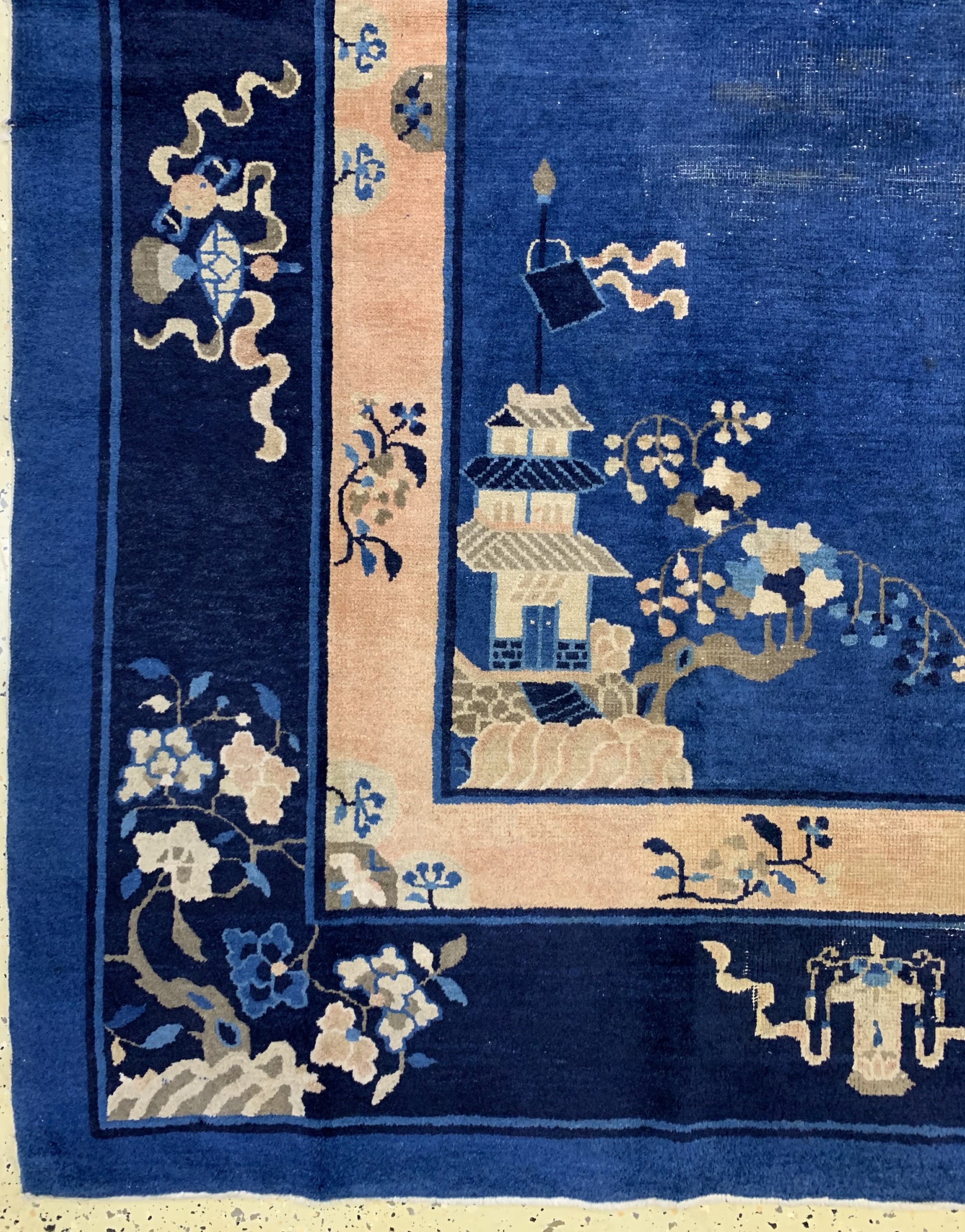 Detail b: Peking antik, China, um 1900, Wolle auf Baumwolle, ca. 350 x 271 cm, EHZ: 4