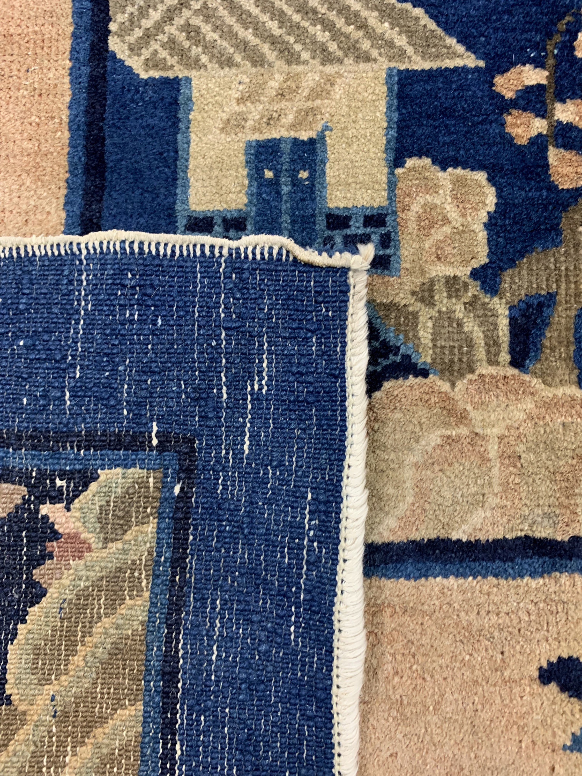 Detail g: Peking antik, China, um 1900, Wolle auf Baumwolle, ca. 350 x 271 cm, EHZ: 4