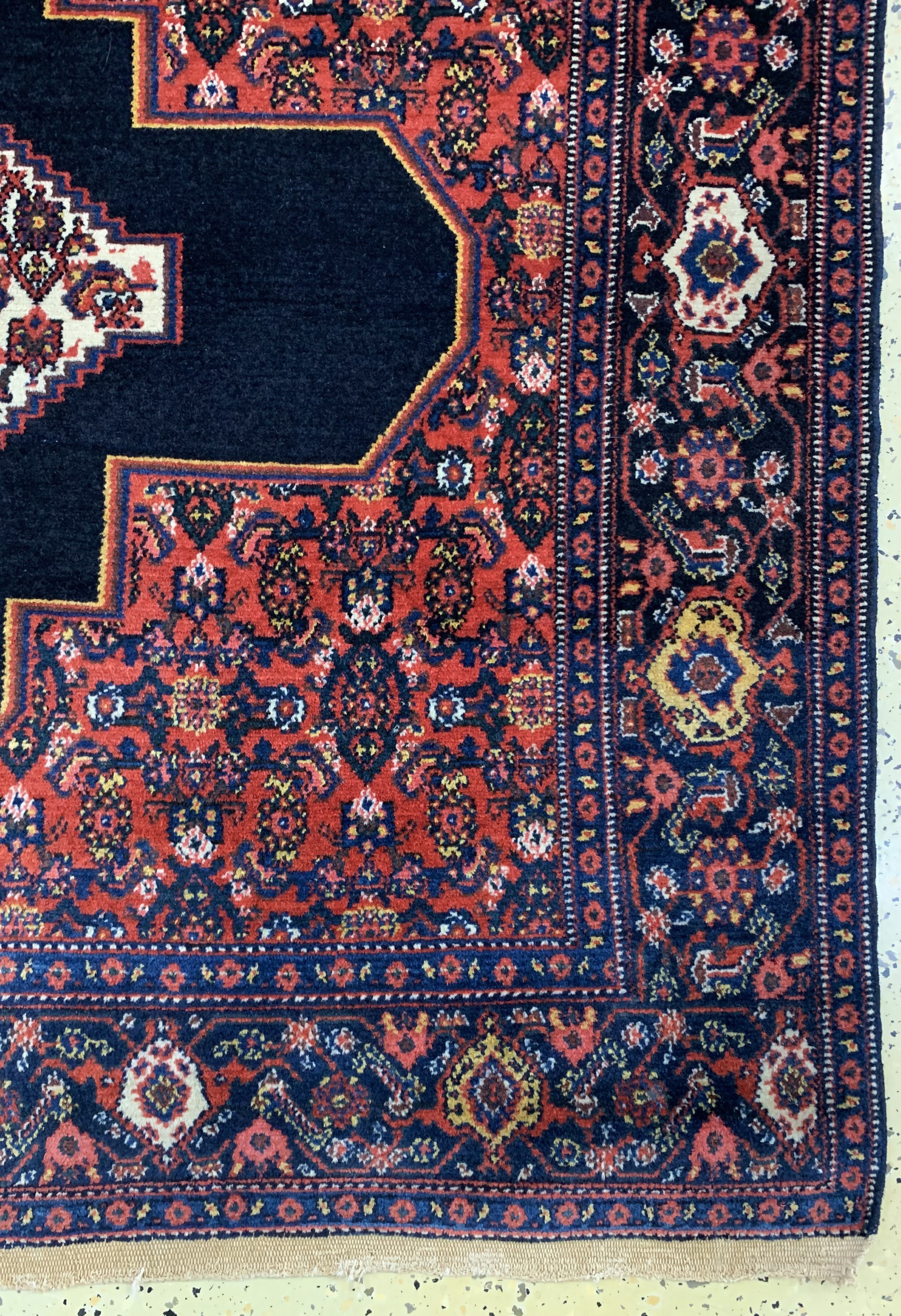 Detail a: Senneh antik, Persien, um 1900, Wolle auf Baumwolle, ca. 194 x 130 cm, EHZ: 2