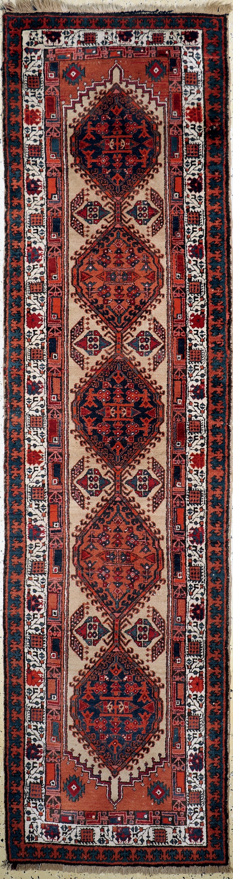 Antiker Sarab, Persien, um 1900, Wolle auf Wolle, ca. 335 x 90 cm, EHZ: 4