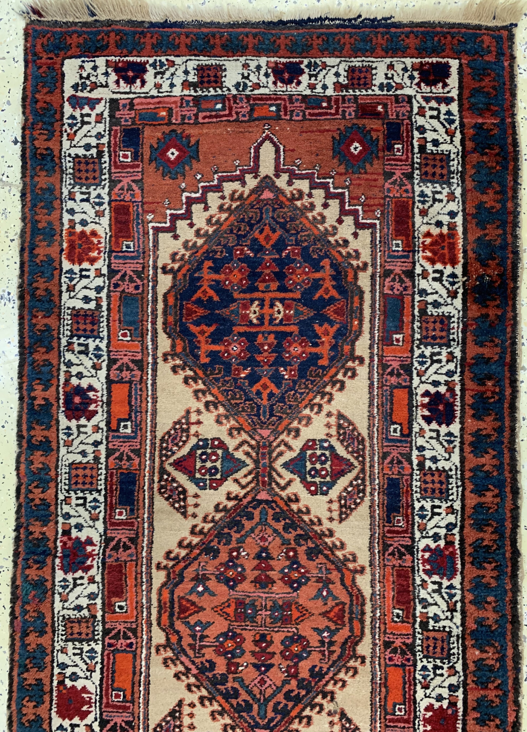 Detail a: Antiker Sarab, Persien, um 1900, Wolle auf Wolle, ca. 335 x 90 cm, EHZ: 4