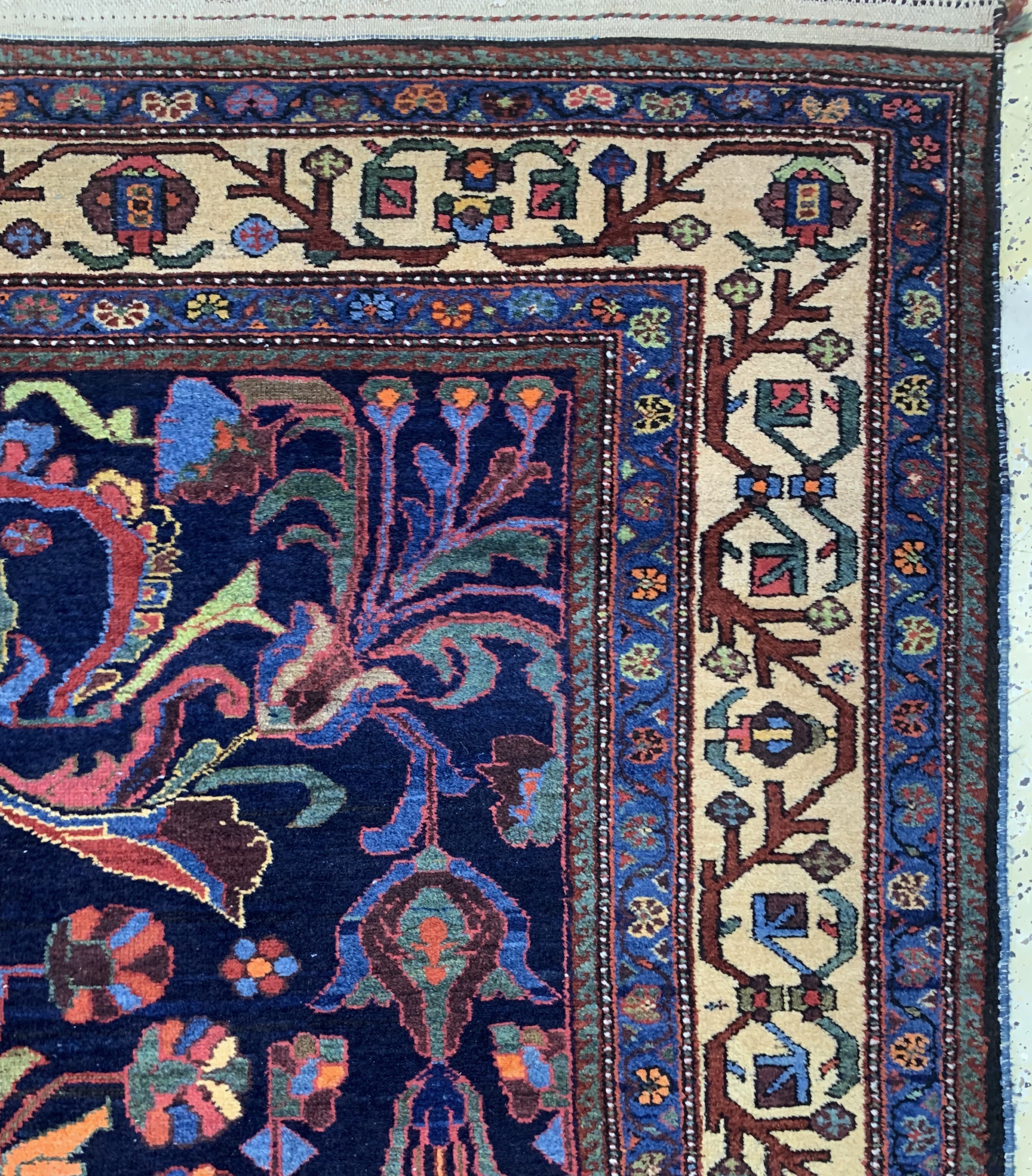 Detail e: Lilian alt, Persien, Anfang 20.Jhd, Wolle auf Baumwolle, ca. 324 x 190 cm, EHZ: 2-3