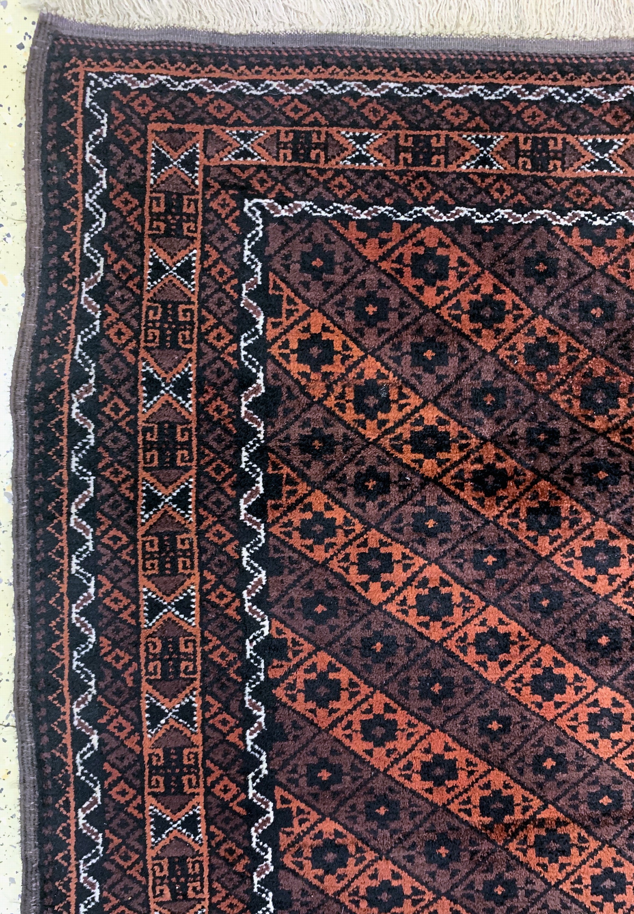 Detail c: Belutsch alt, Persien, Anfang 20.Jhd, Wolleauf Baumwolle, ca. 200 x 102 cm, EHZ: 2