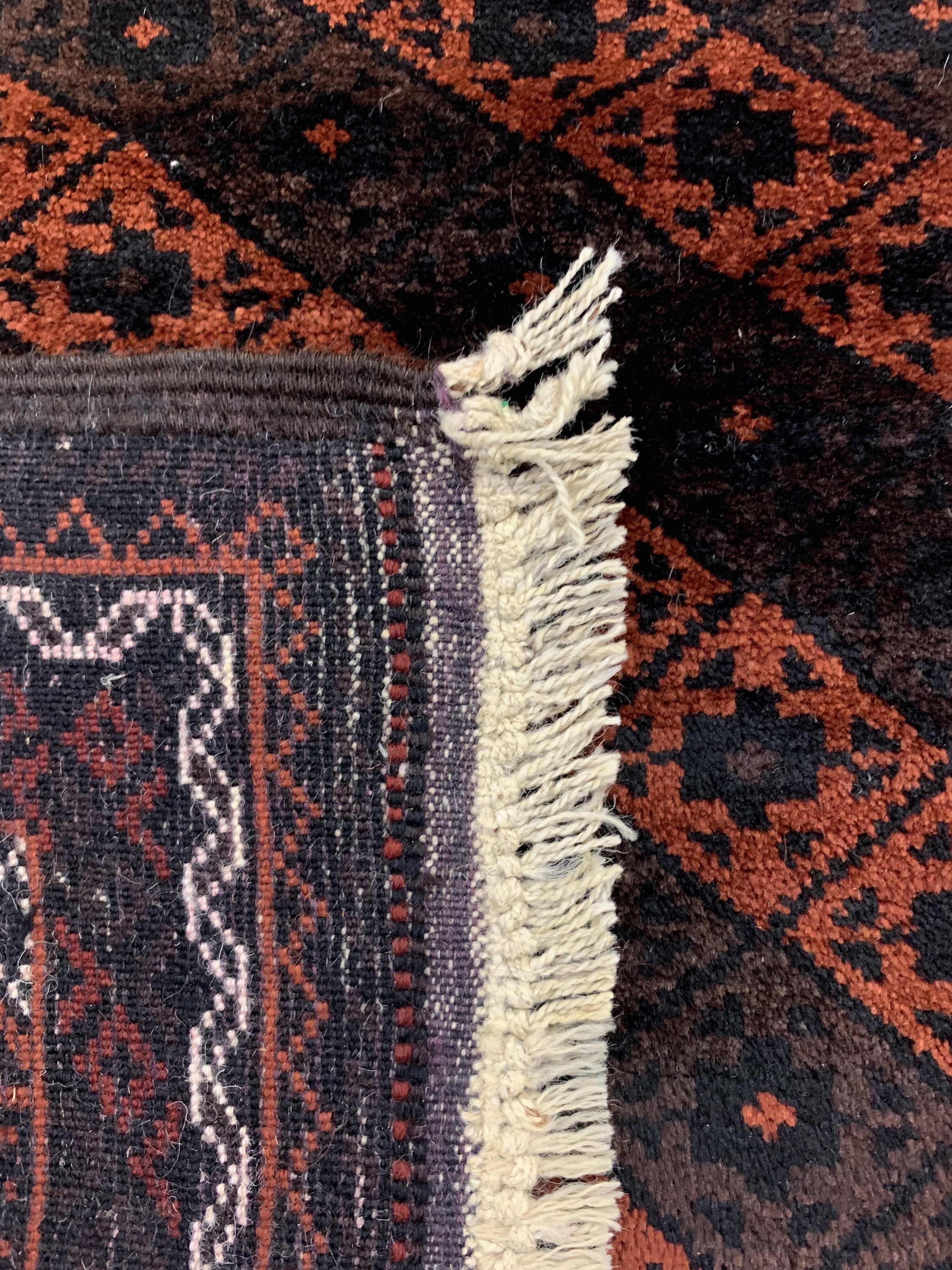 Detail f: Belutsch alt, Persien, Anfang 20.Jhd, Wolleauf Baumwolle, ca. 200 x 102 cm, EHZ: 2